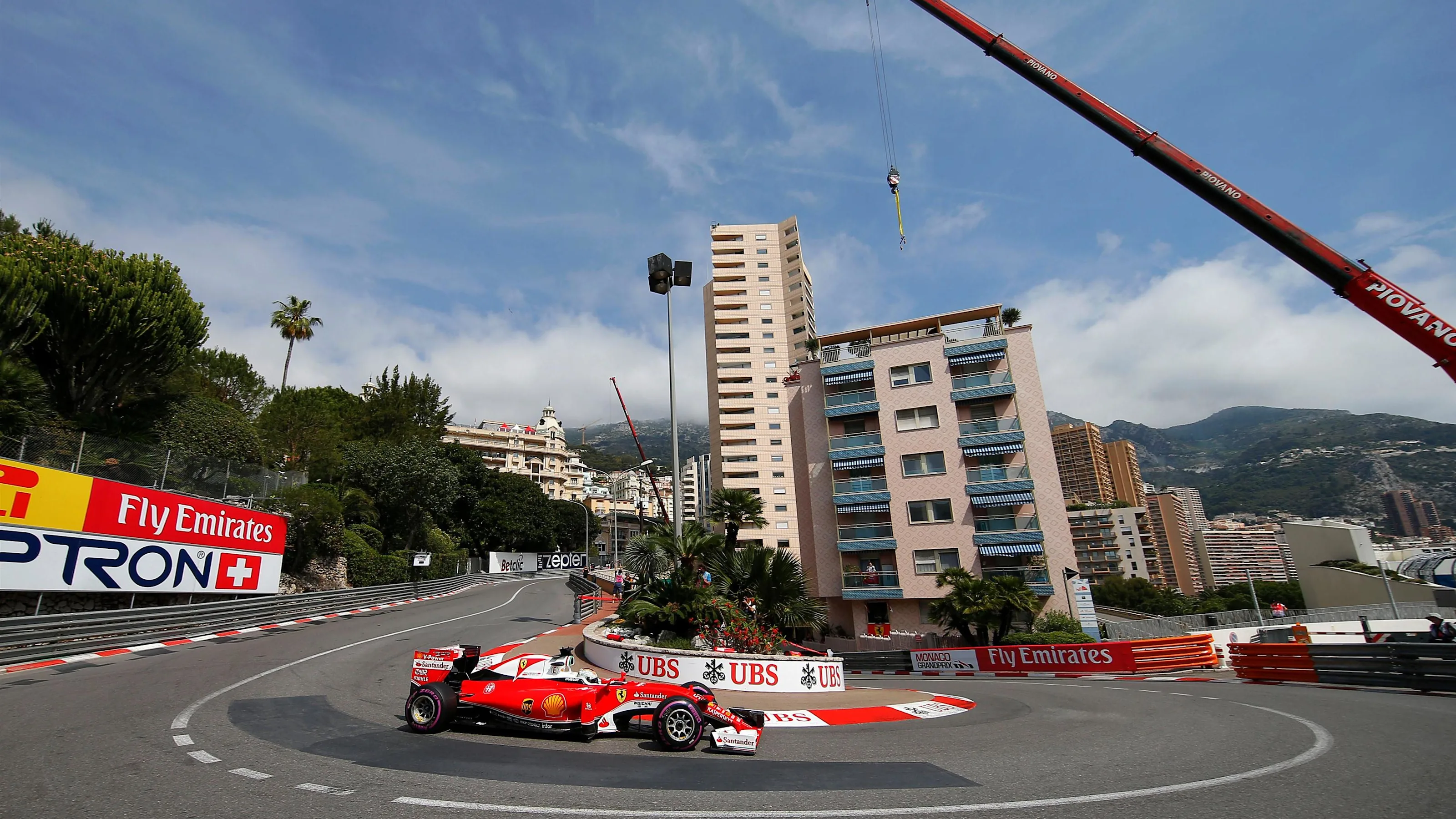 Sebastian Vettel (GER) Ferrari SF16-H at Formula One World Championship, Rd6, Monaco Grand Prix,