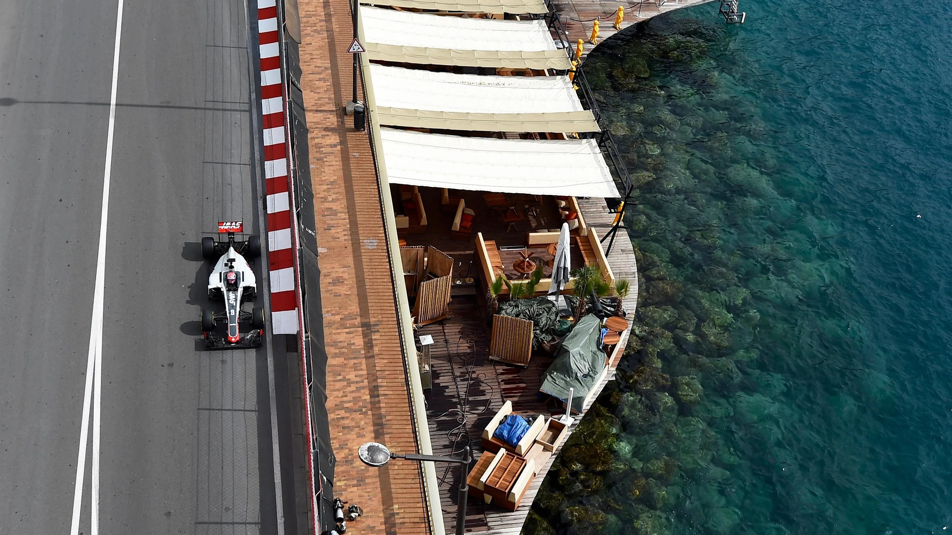 Romain Grosjean (FRA) Haas VF-16 at Formula One World Championship, Rd6, Monaco Grand Prix,