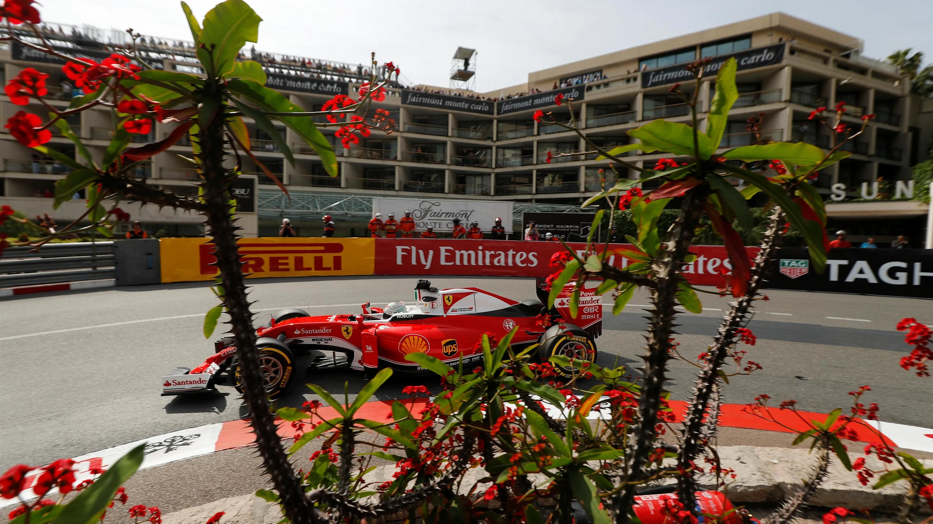 Sebastian Vettel (GER) Ferrari SF16-H at Formula One World Championship, Rd6, Monaco Grand Prix,