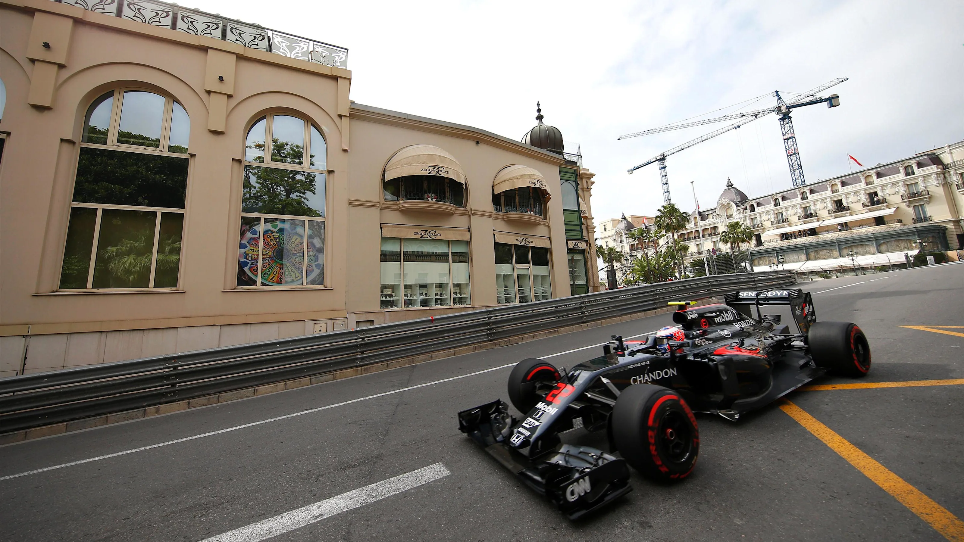 Jenson Button (GBR) McLaren MP4-31 at Formula One World Championship, Rd6, Monaco Grand Prix,