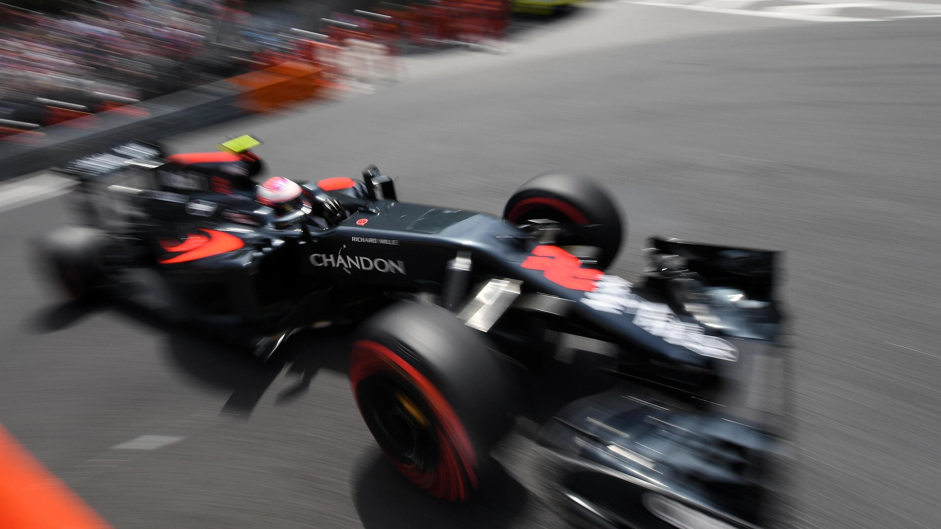 Jenson Button (GBR) McLaren MP4-31 at Formula One World Championship, Rd6, Monaco Grand Prix,