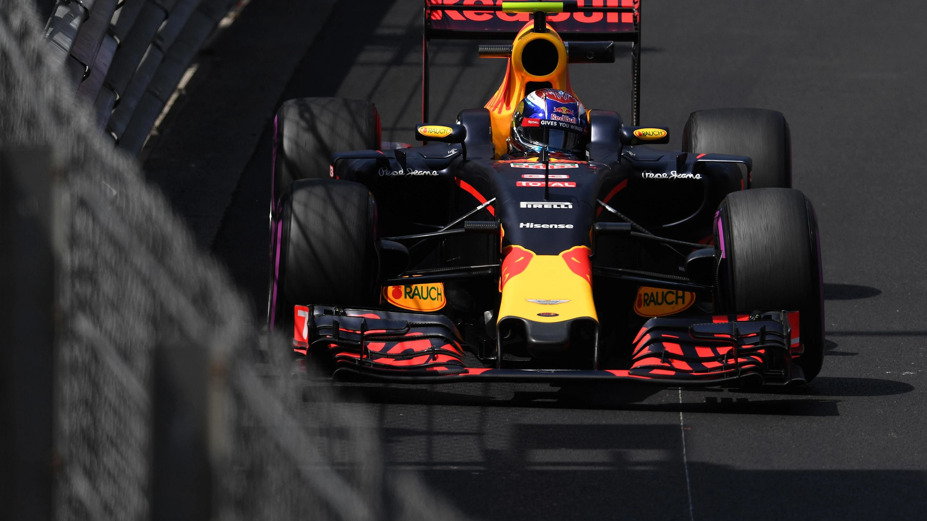 Max Verstappen (NED) Red Bull Racing RB12 at Formula One World Championship, Rd6, Monaco Grand