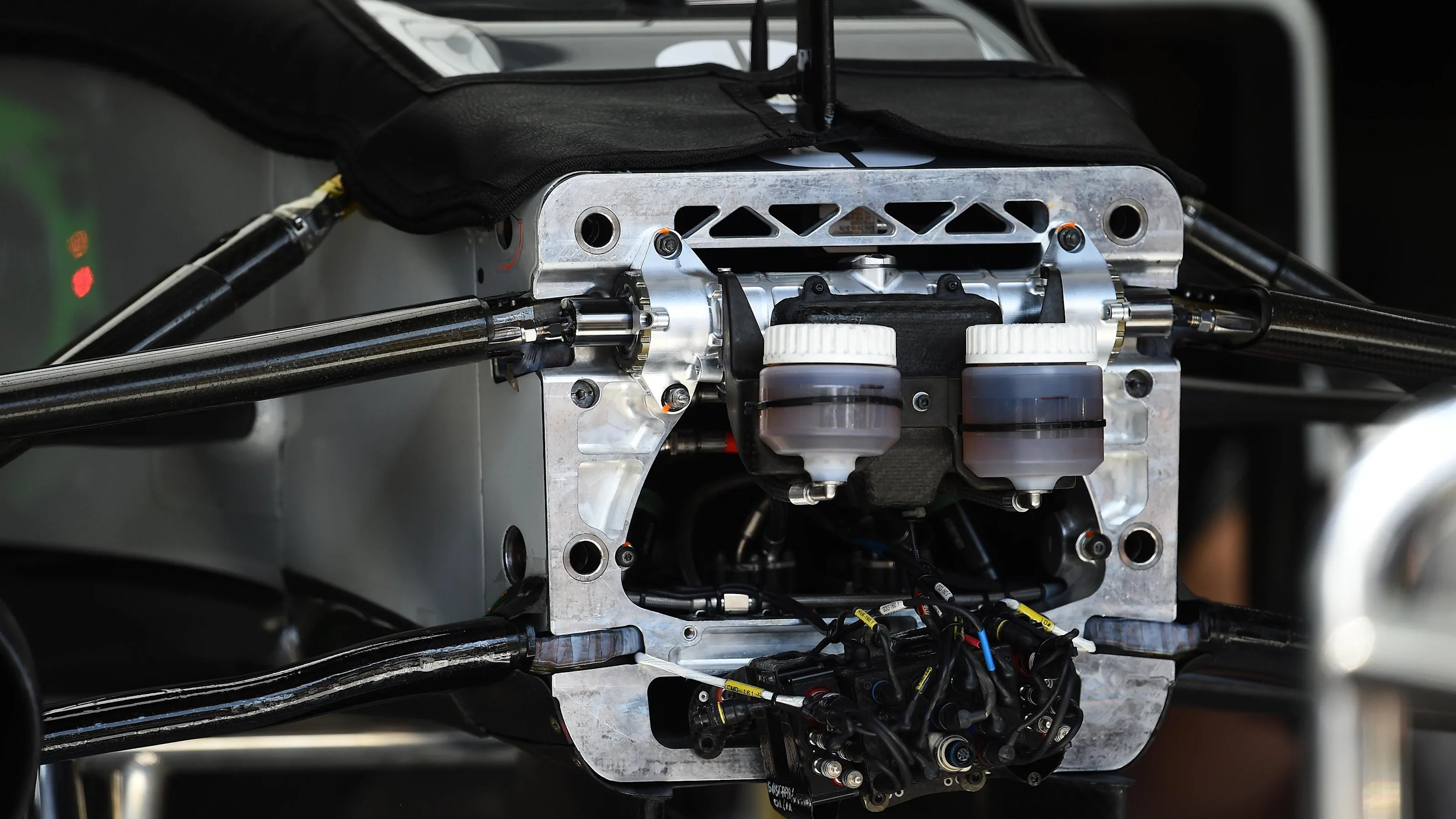 Mercedes-Benz F1 W07 Hybrid chassis detail at Formula One World Championship, Rd6, Monaco Grand