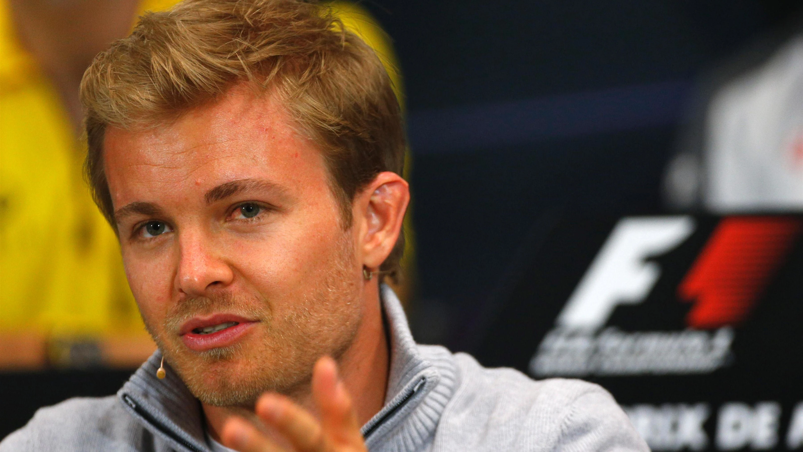 Nico Rosberg (GER) Mercedes AMG F1 in the Press Conference at Formula One World Championship, Rd6,