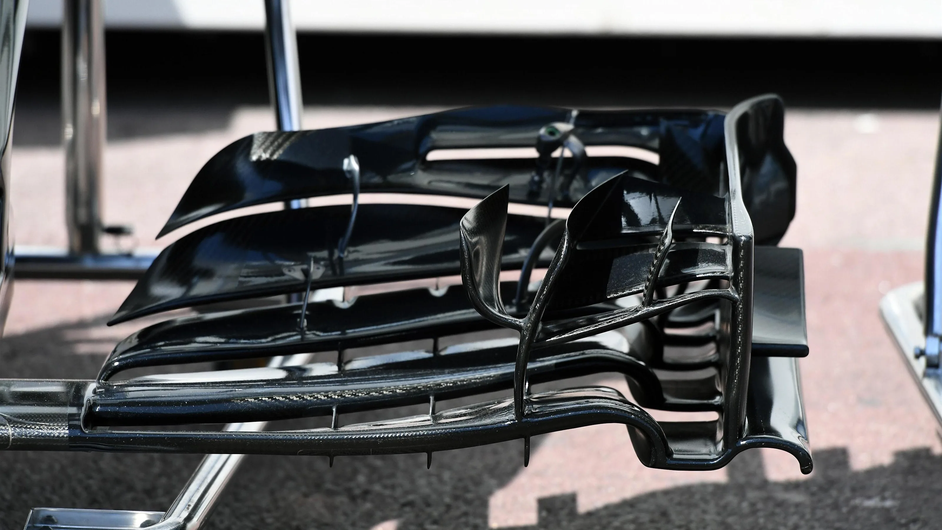 Haas VF-16 front wing detail at Formula One World Championship, Rd6, Monaco Grand Prix,