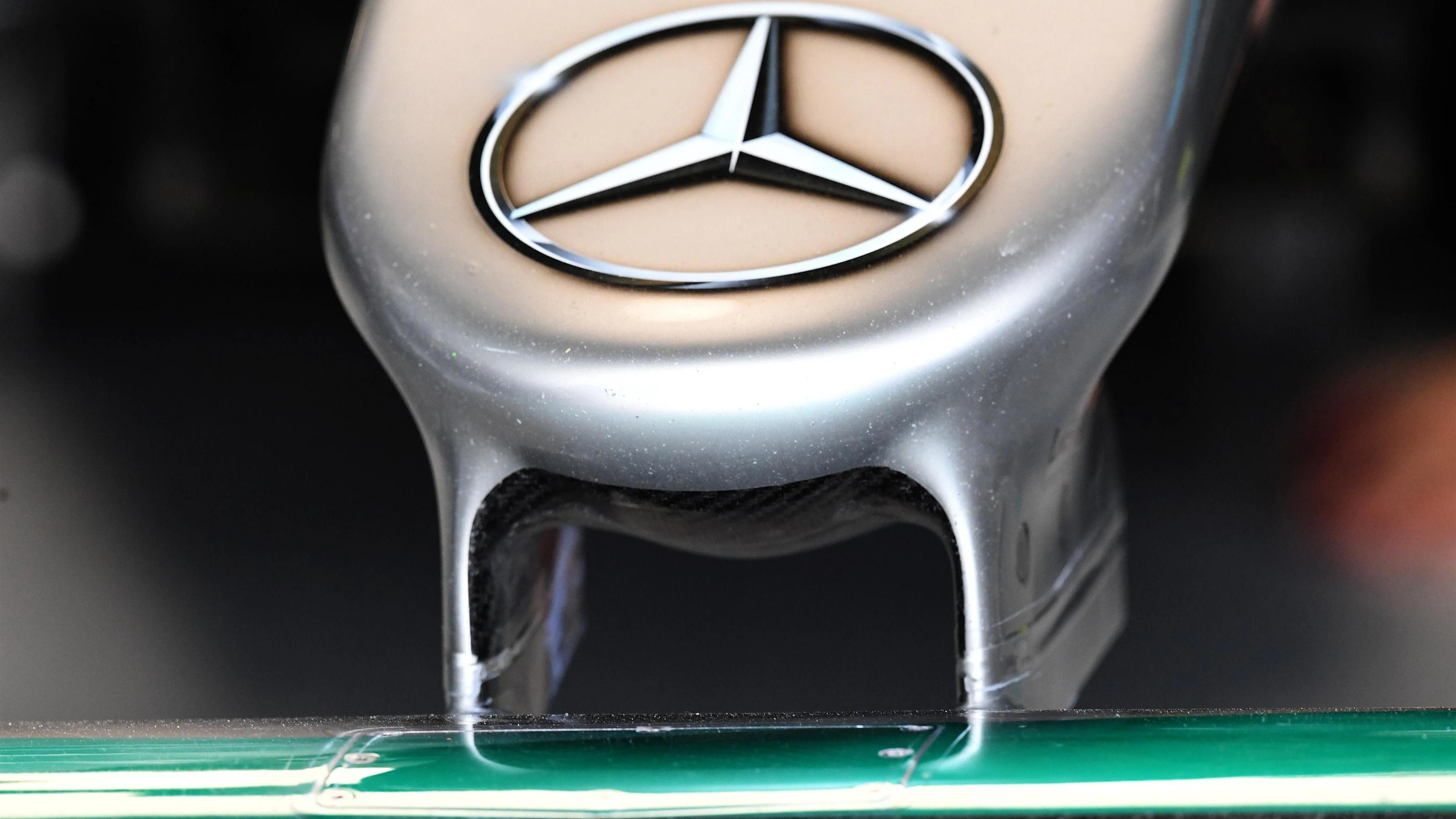Mercedes-Benz F1 W07 Hybrid nose detail at Formula One World Championship, Rd4, Russian Grand Prix,