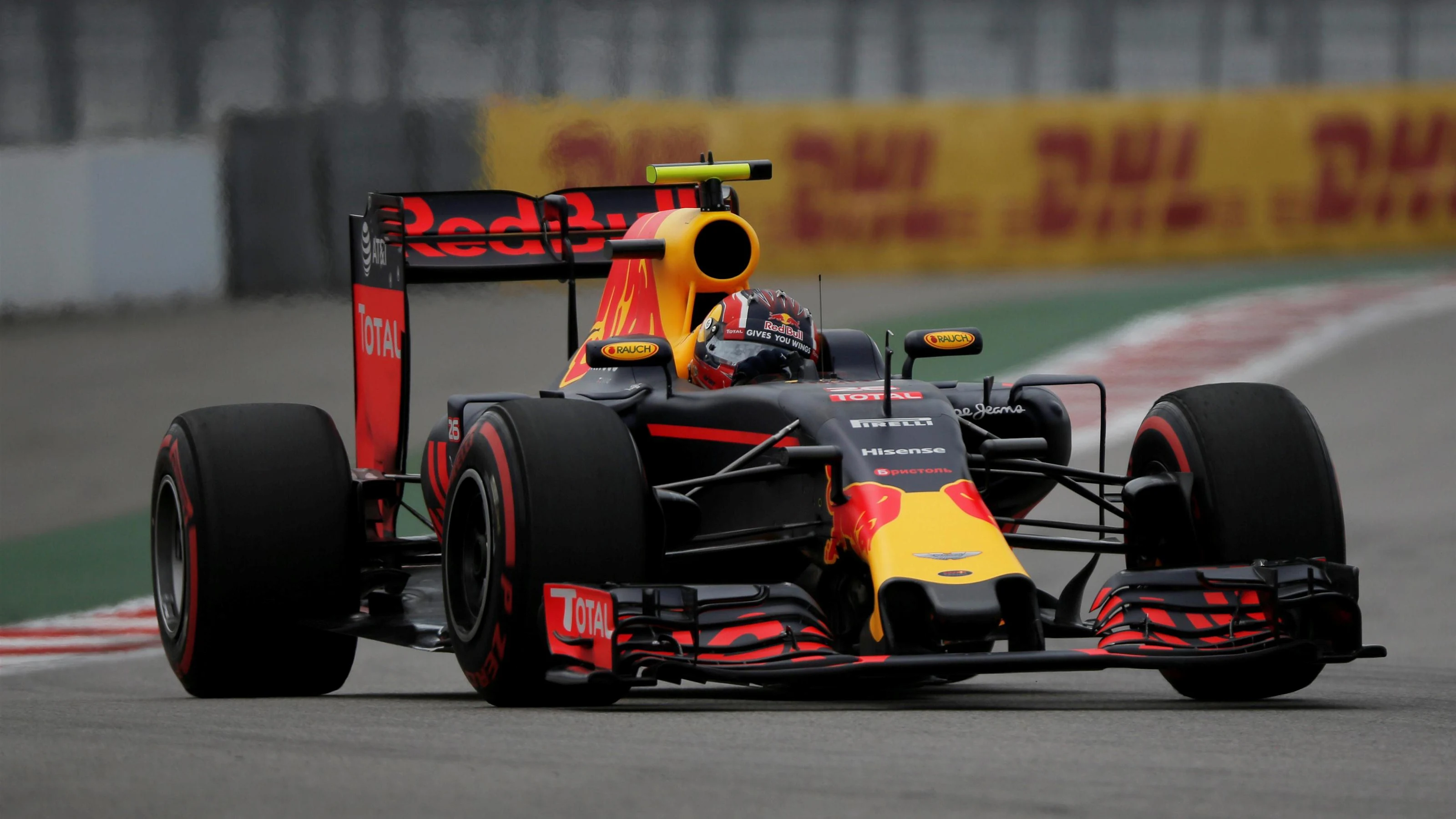 Daniil Kvyat (RUS) Red Bull Racing RB12 at Formula One World Championship, Rd4, Russian Grand Prix,