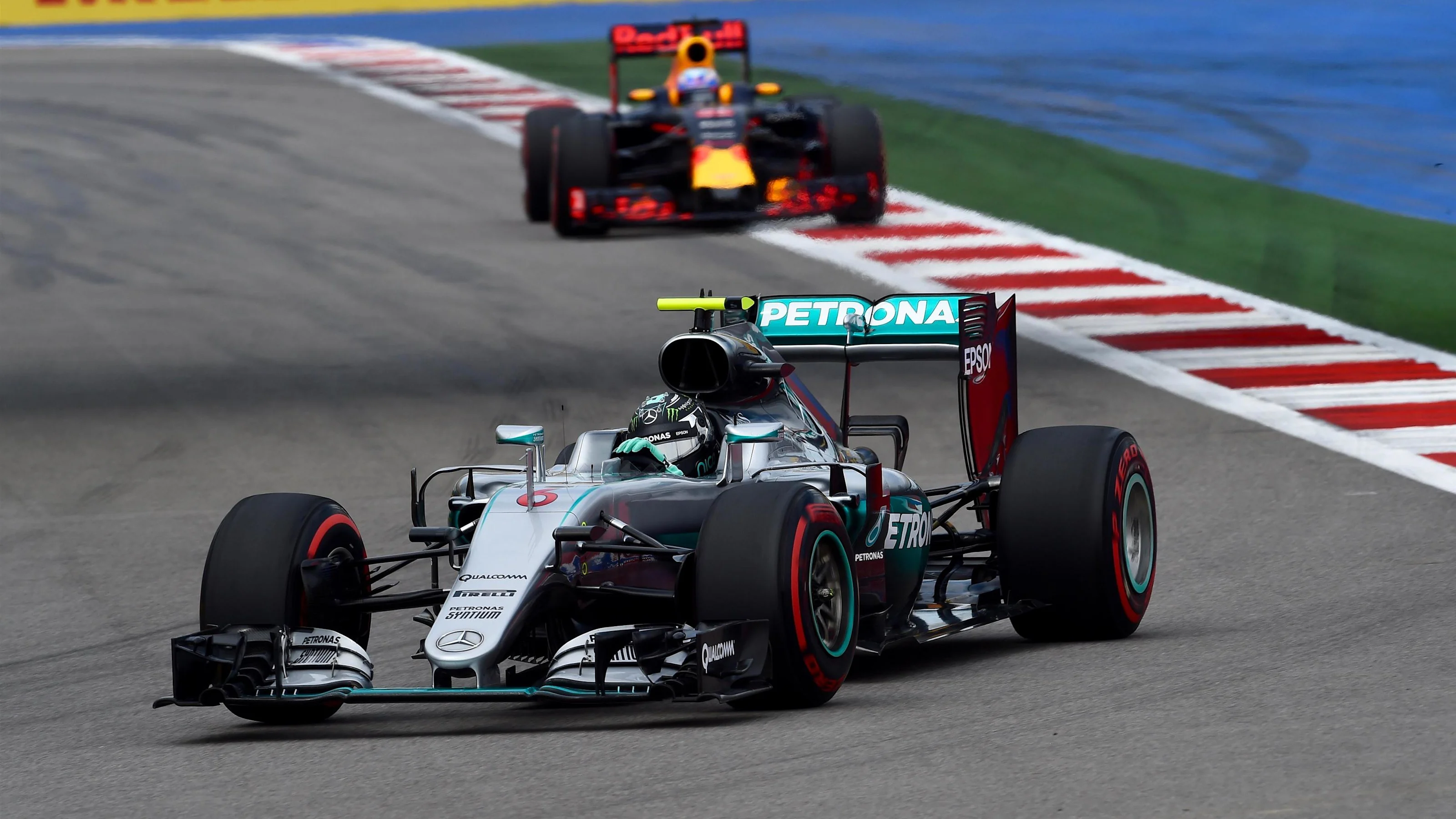Nico Rosberg (GER) Mercedes-Benz F1 W07 Hybrid at Formula One World Championship, Rd4, Russian