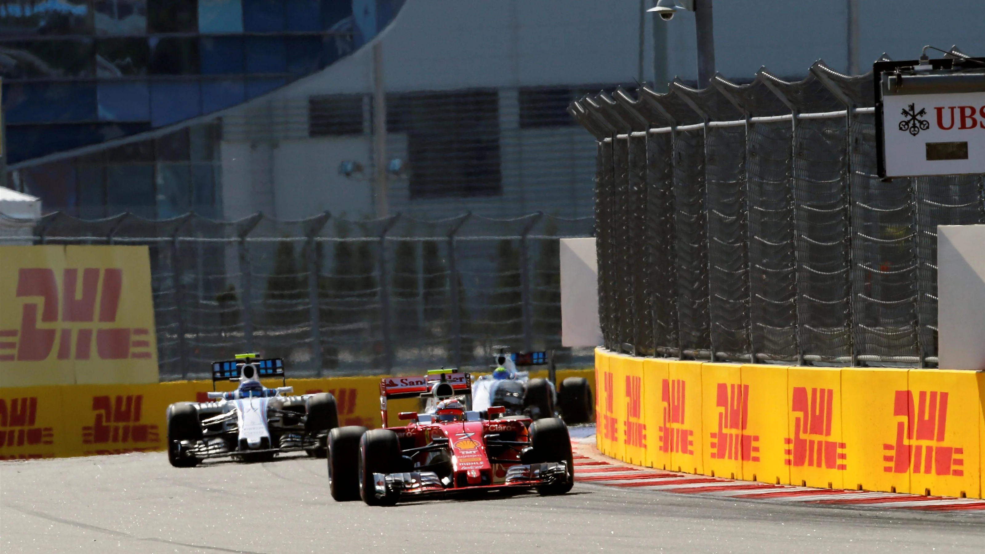 Kimi Raikkonen (FIN) Ferrari SF16-H at the start of the race at Formula One World Championship,