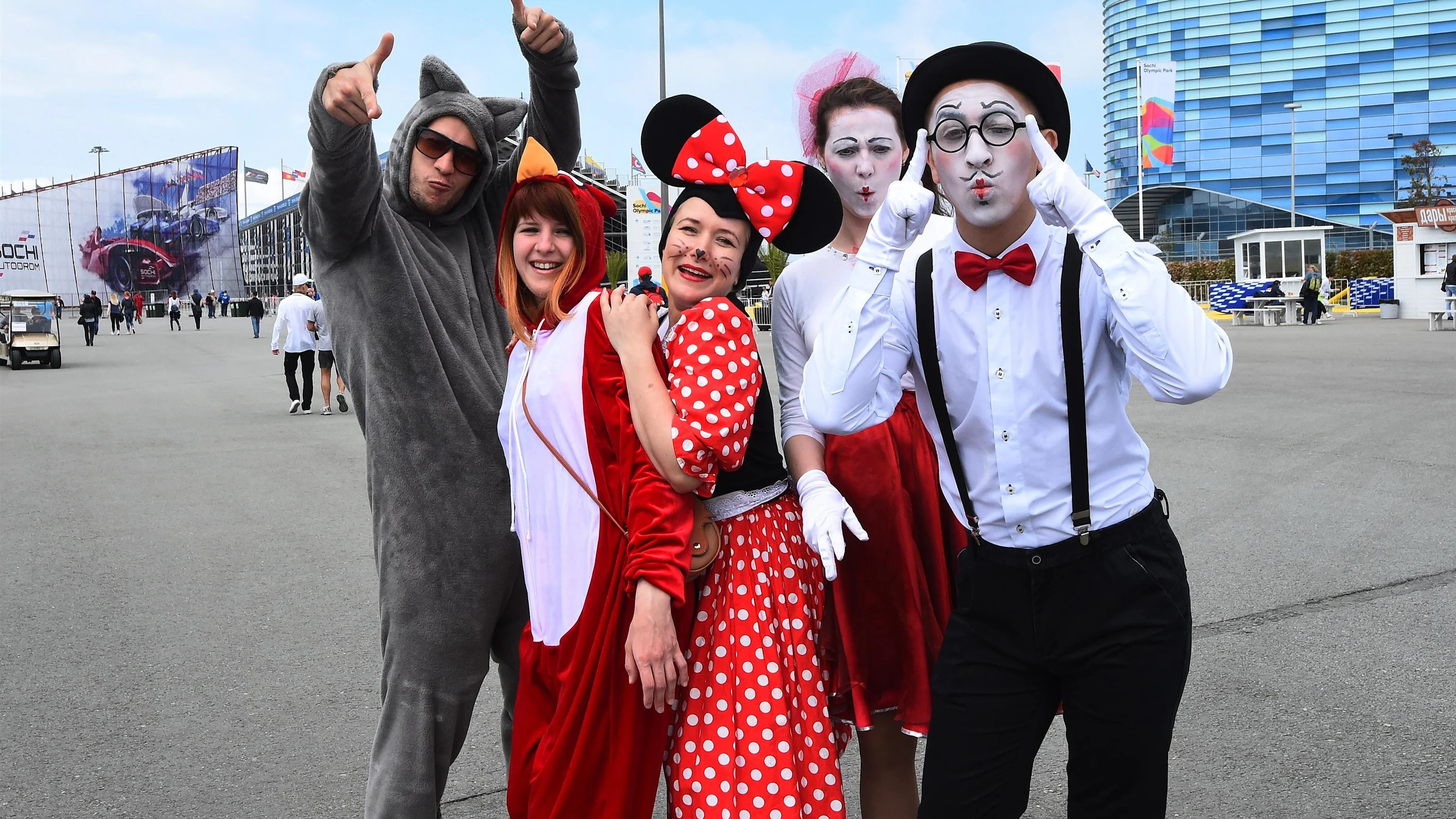 Fans at Formula One World Championship, Rd4, Russian Grand Prix, Race, Sochi Autodrom, Sochi,