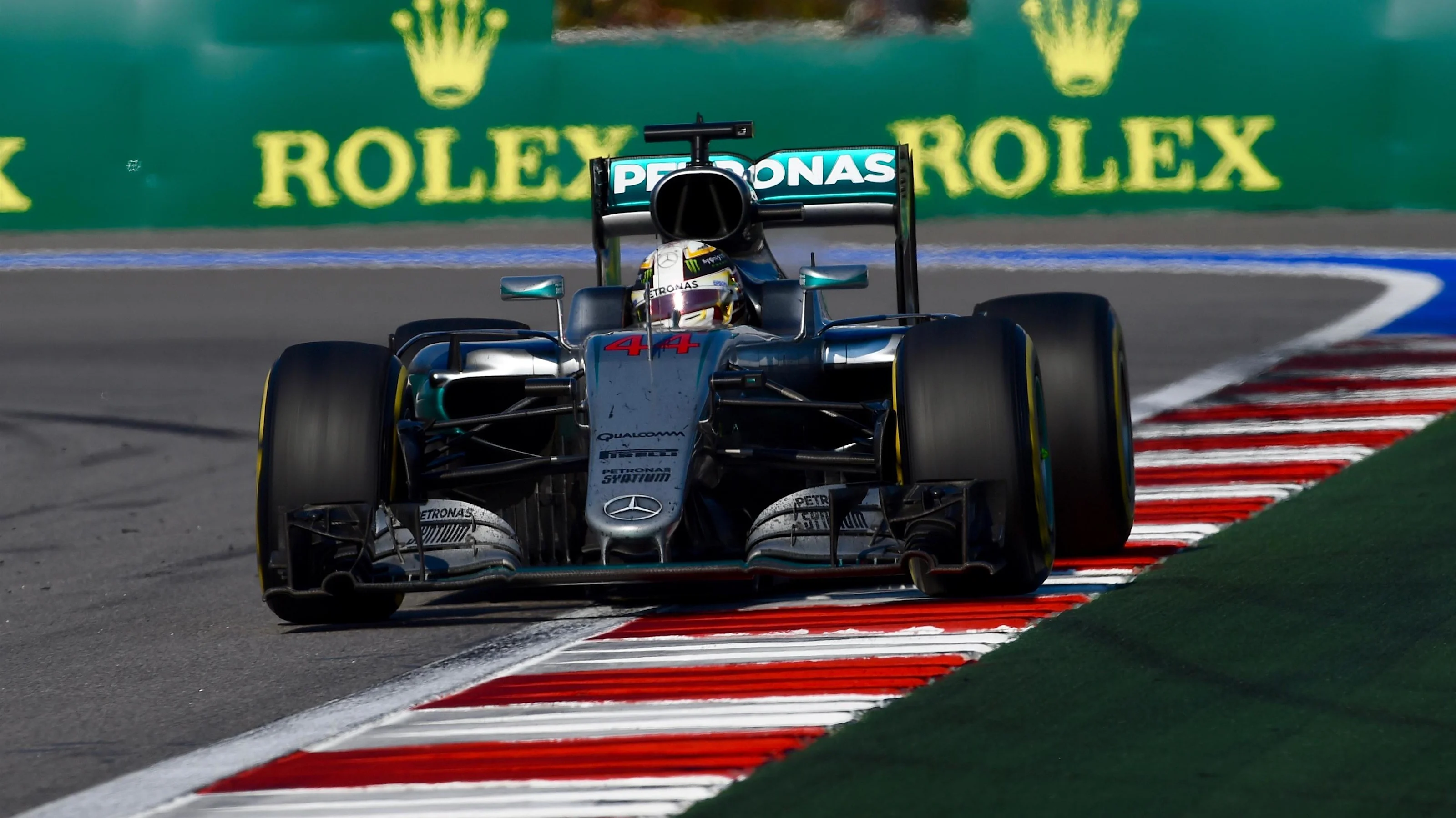 Lewis Hamilton (GBR) Mercedes-Benz F1 W07 Hybrid at Formula One World Championship, Rd4, Russian