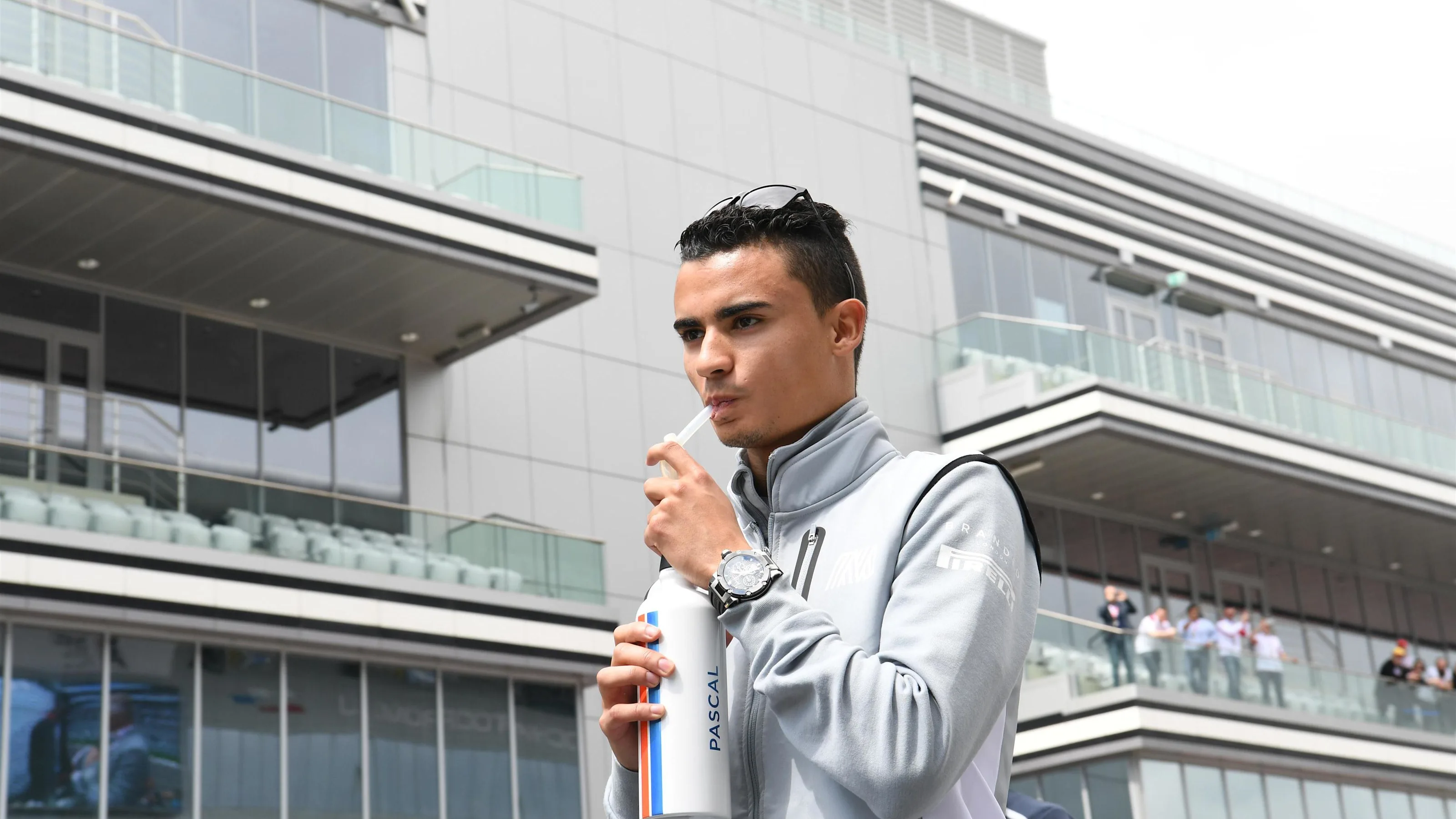 Pascal Wehrlein (GER) Manor Racing MRT05 on the drivers parade at Formula One World Championship,