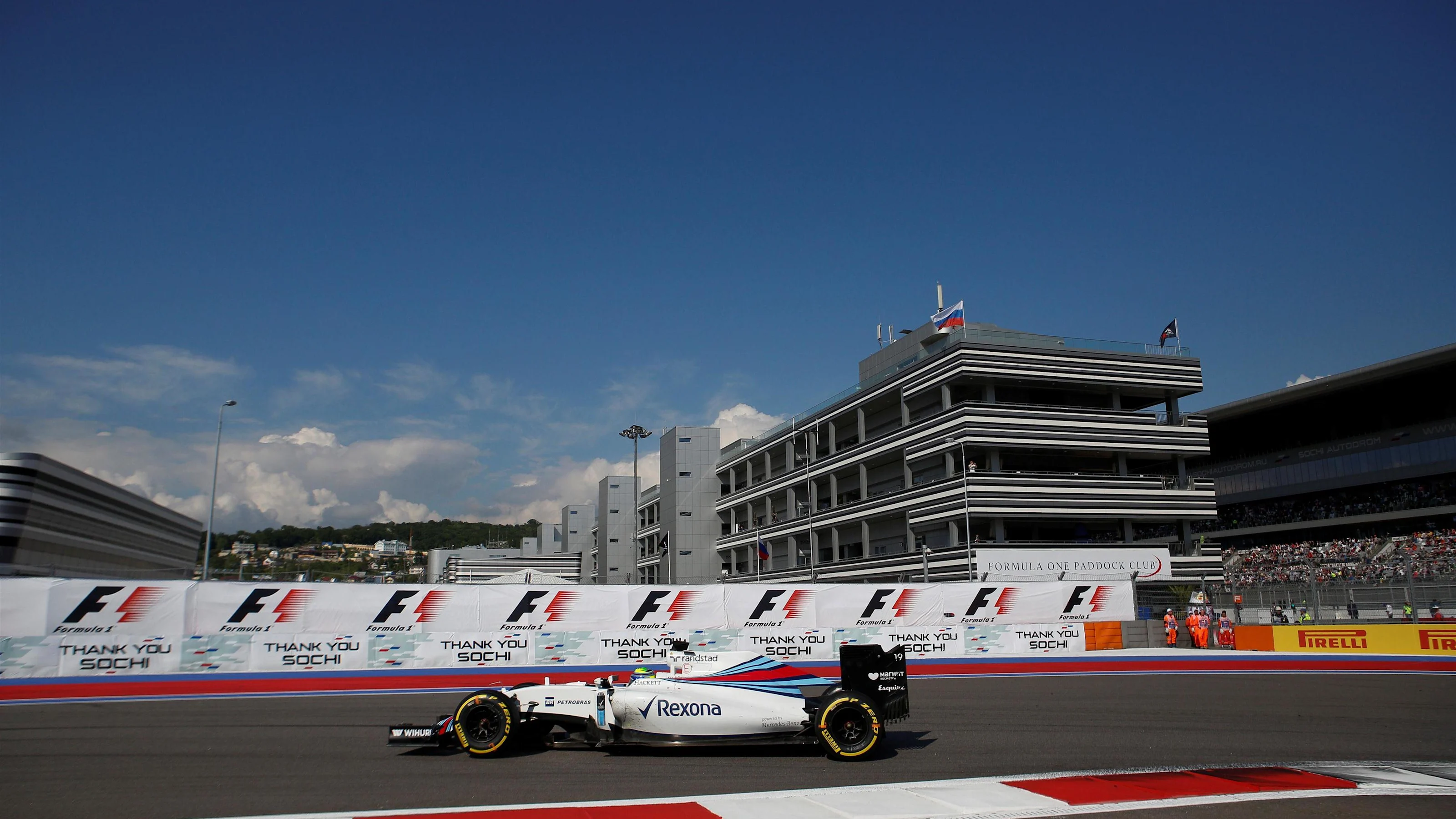 Felipe Massa (BRA) Williams FW38 at Formula One World Championship, Rd4, Russian Grand Prix, Race,