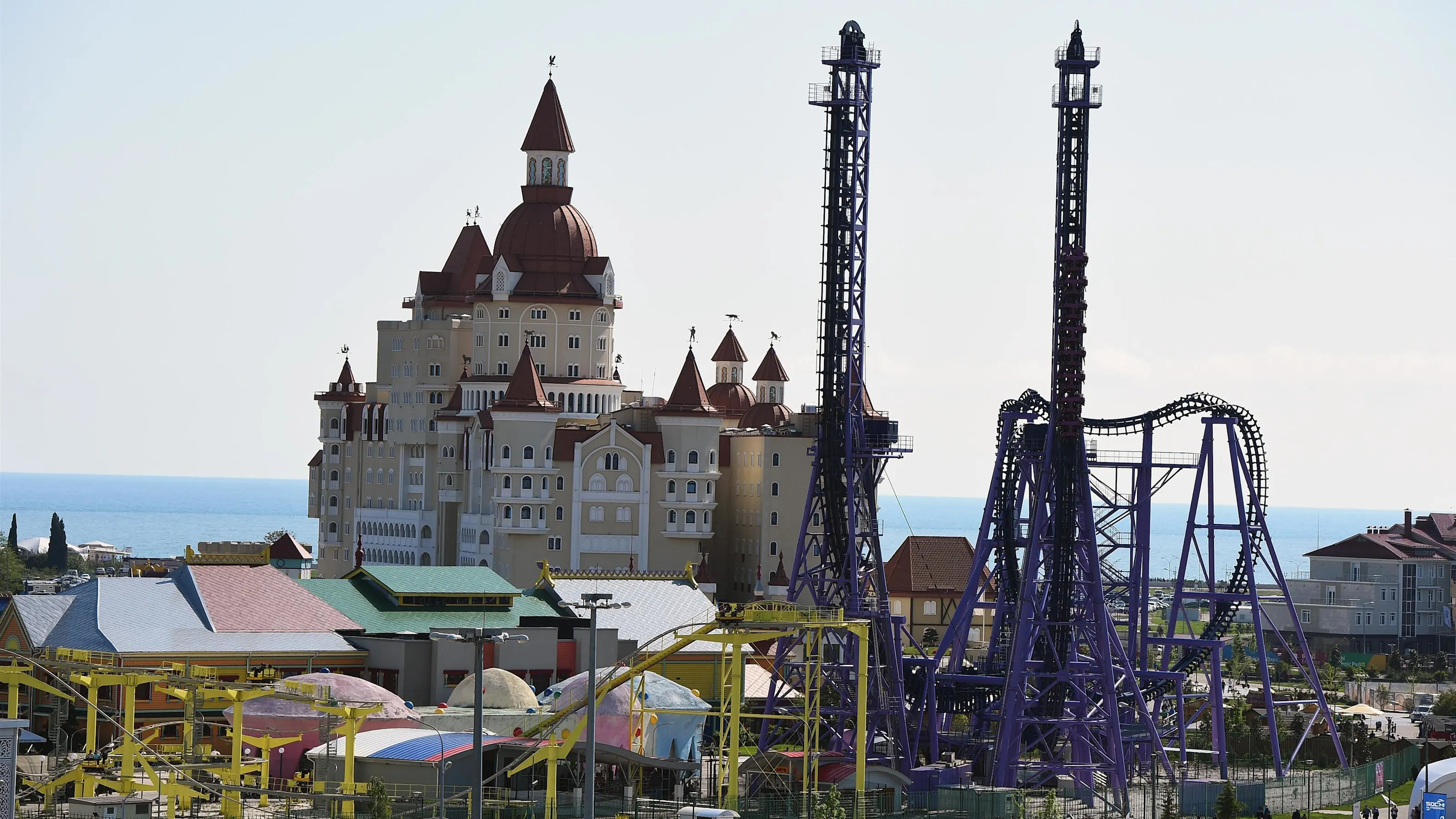 Scenic view at Formula One World Championship, Rd4, Russian Grand Prix, Race, Sochi Autodrom,