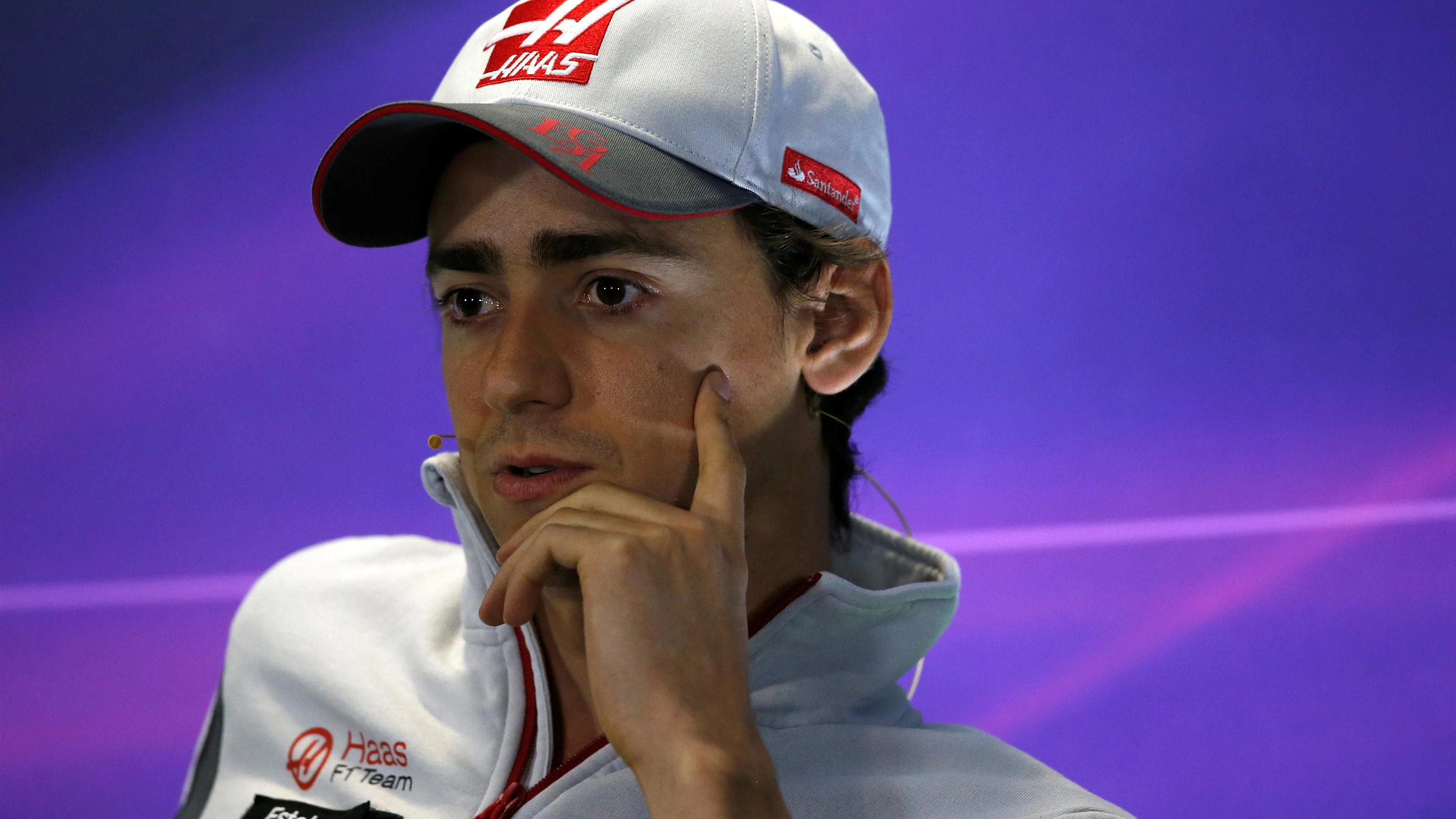 Esteban Gutierrez (MEX) Haas F1 in the Press Conference at Formula One World Championship, Rd4,