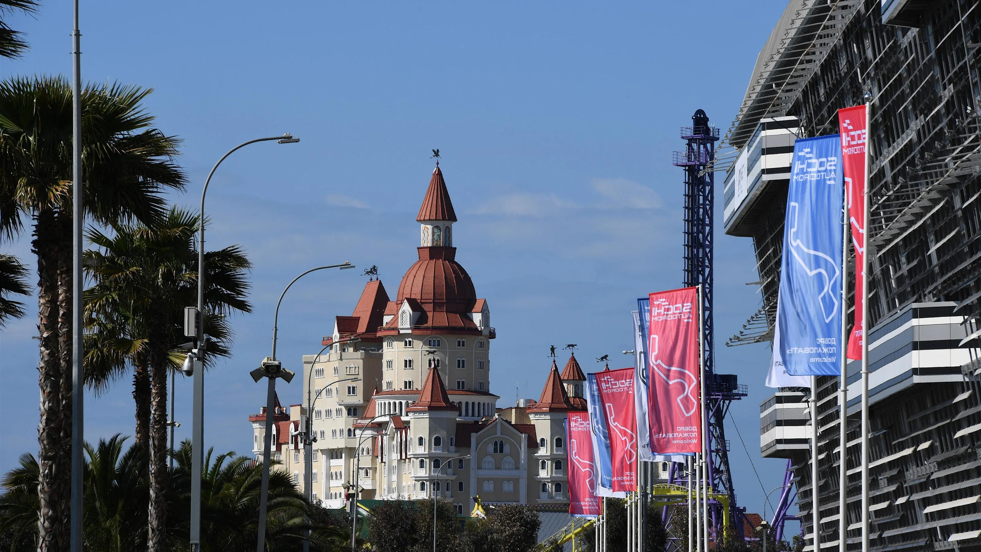 Scenic view at Formula One World Championship, Rd4, Russian Grand Prix, Preparations, Sochi