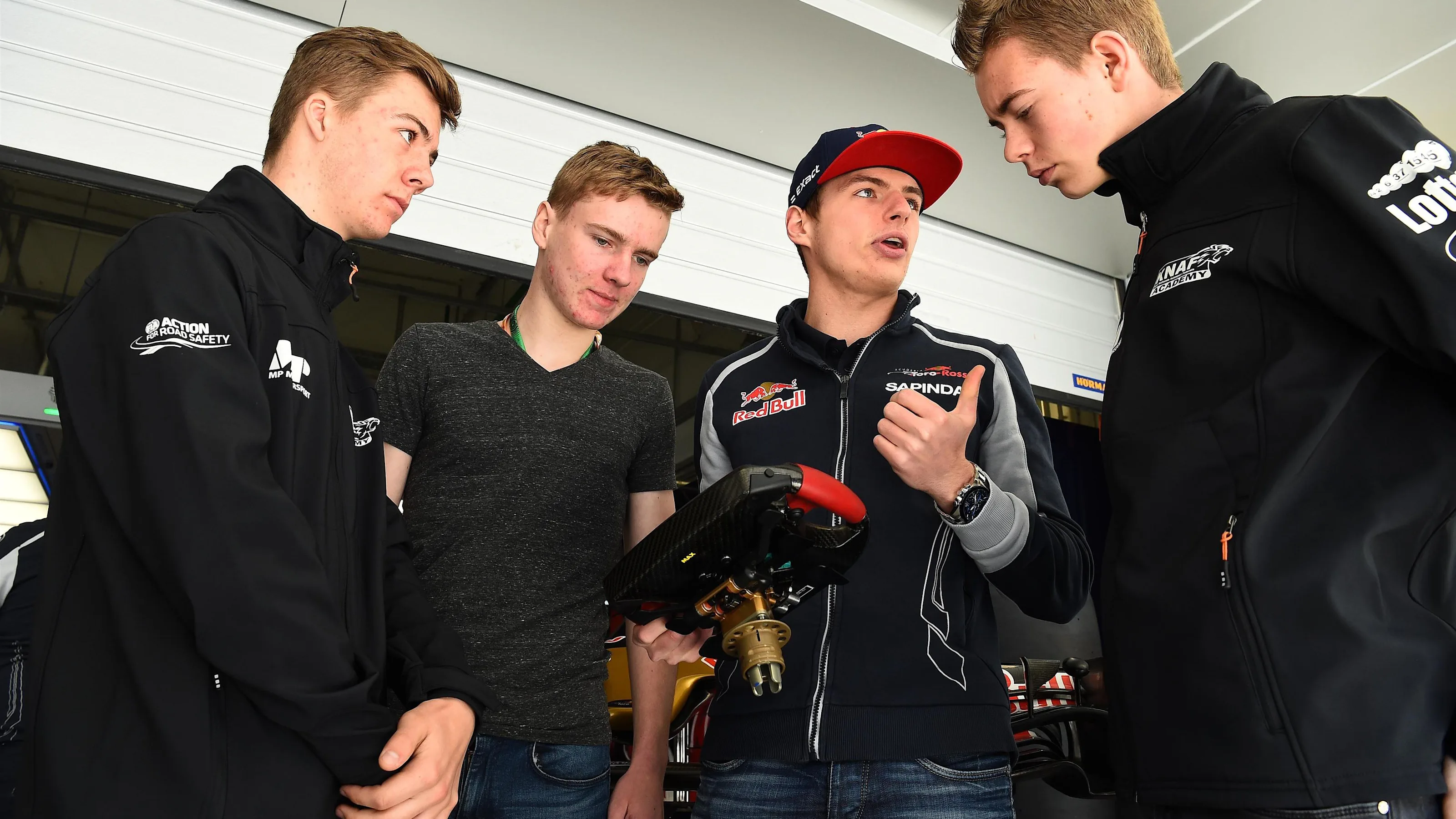 Max Verstappen (NED) Scuderia Toro Rosso and guests at Formula One World Championship, Rd4, Russian