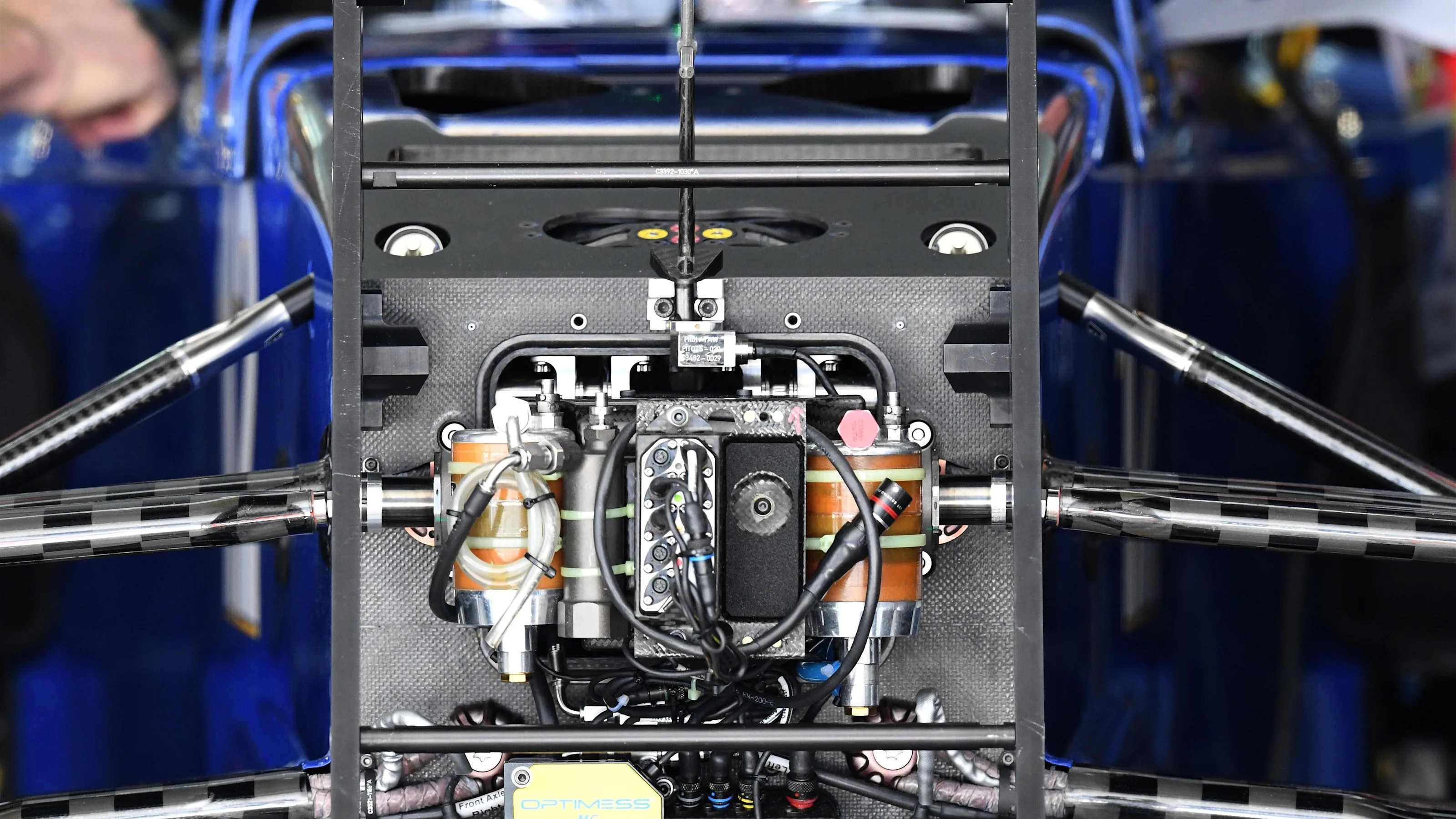 Sauber C35 chassis detail at Formula One World Championship, Rd4, Russian Grand Prix, Preparations,