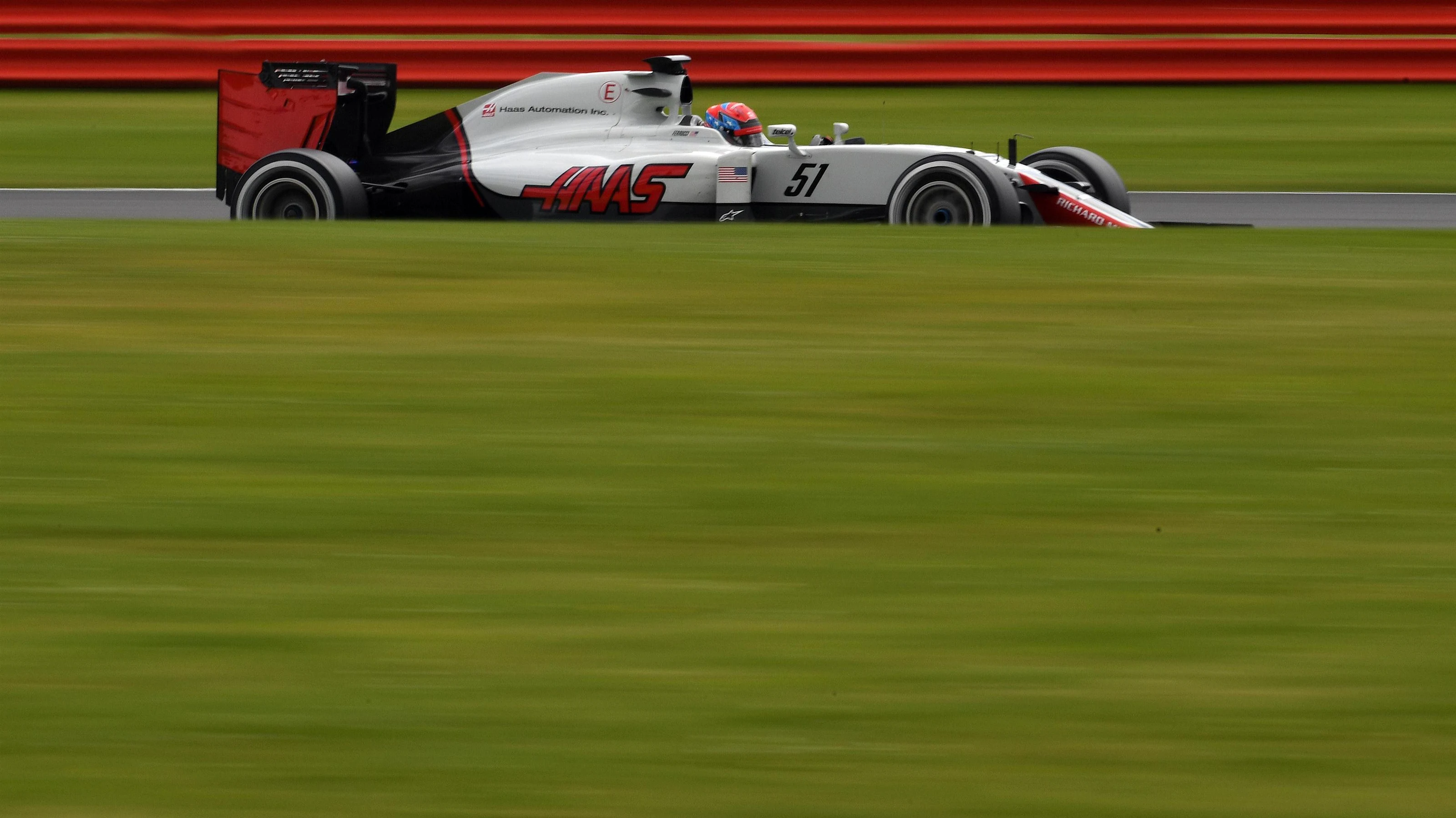 Santino Ferrucci (USA) Haas VF-16 at Formula One Testing, Day Two, Silverstone, England, Wednesday