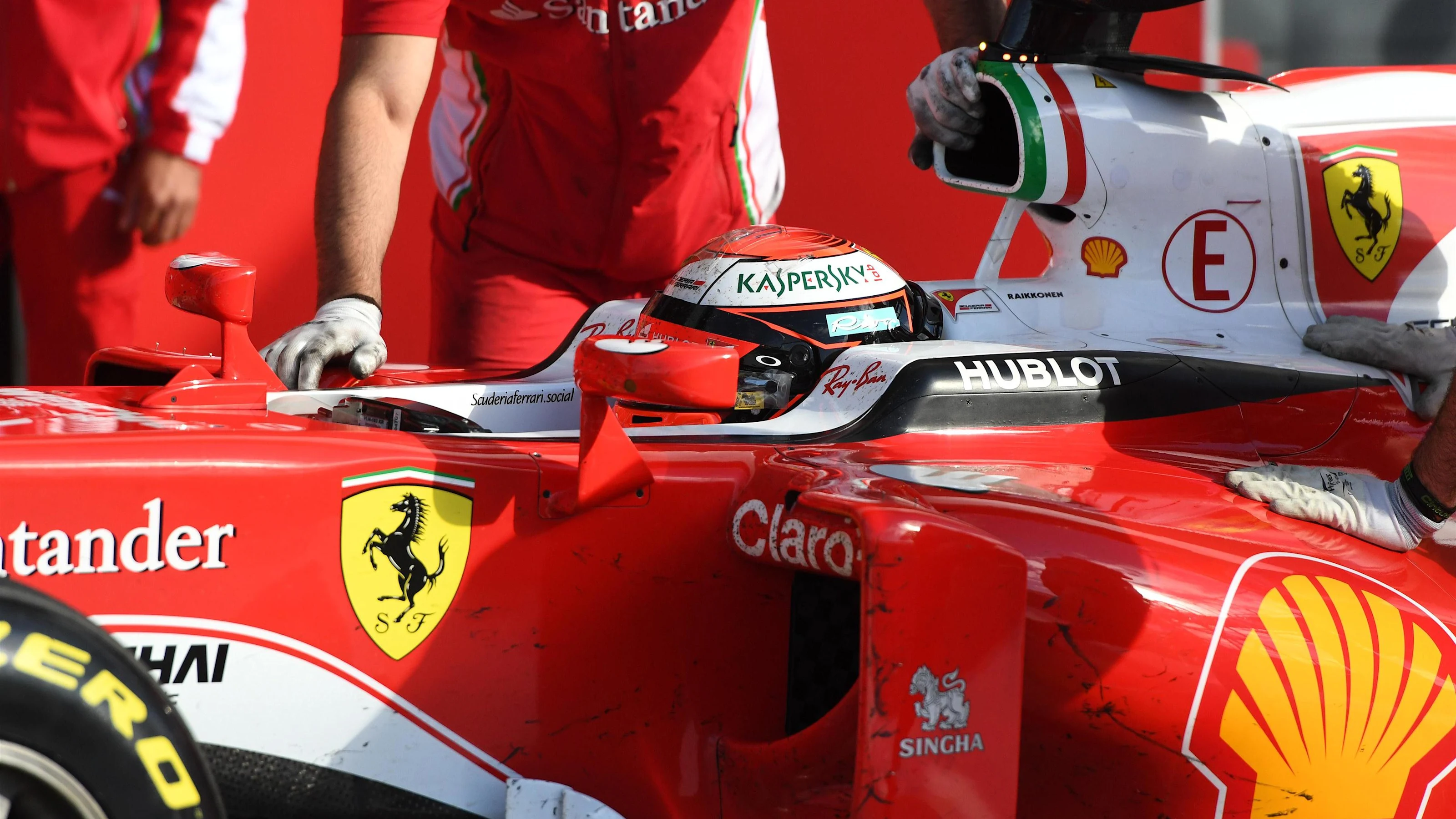 Kimi Raikkonen (FIN) Ferrari SF16-H at Formula One Testing, Day Two, Silverstone, England,