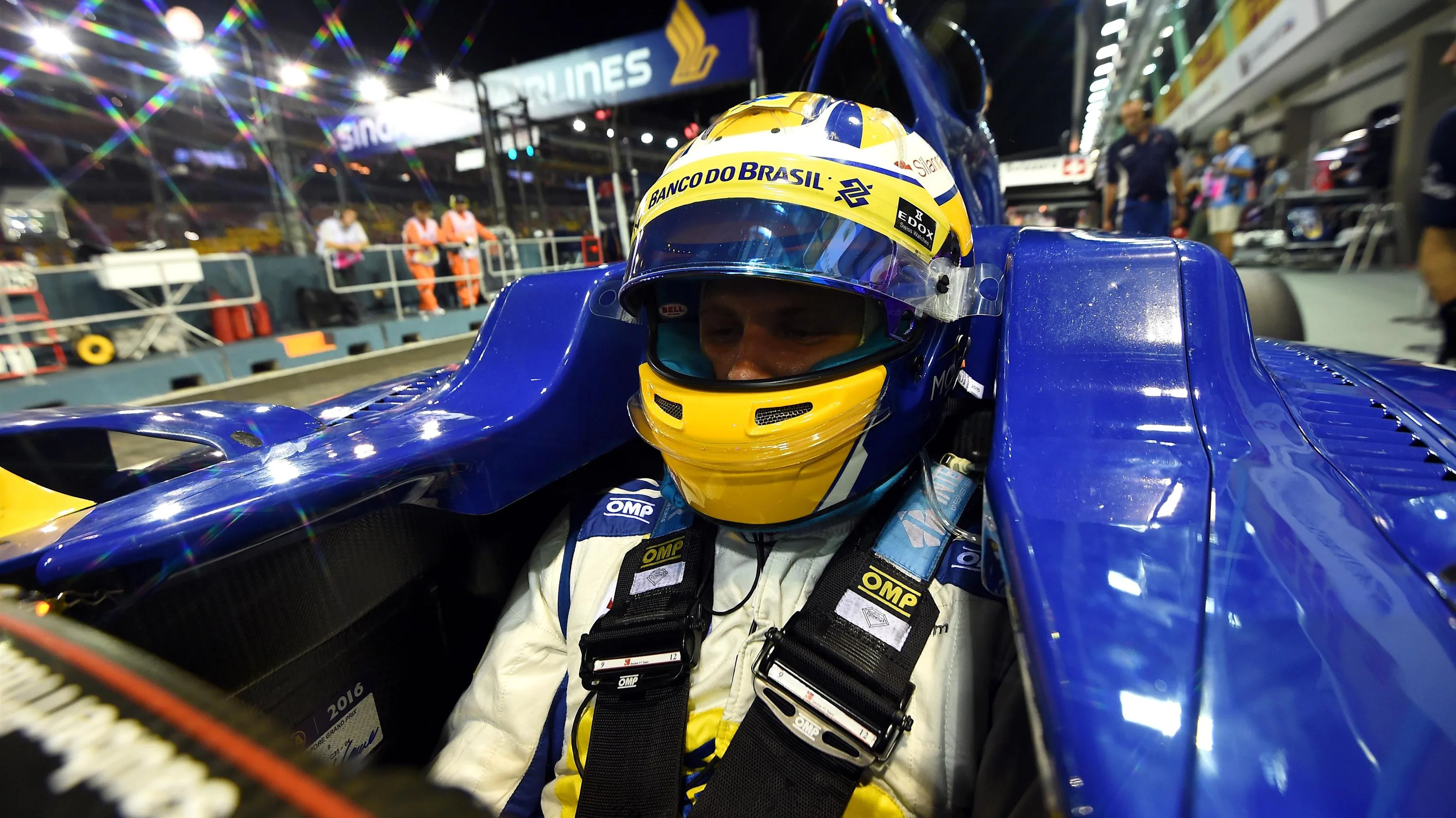 Marcus Ericsson (SWE) Sauber C35 at Formula One World Championship, Rd15, Singapore Grand Prix,