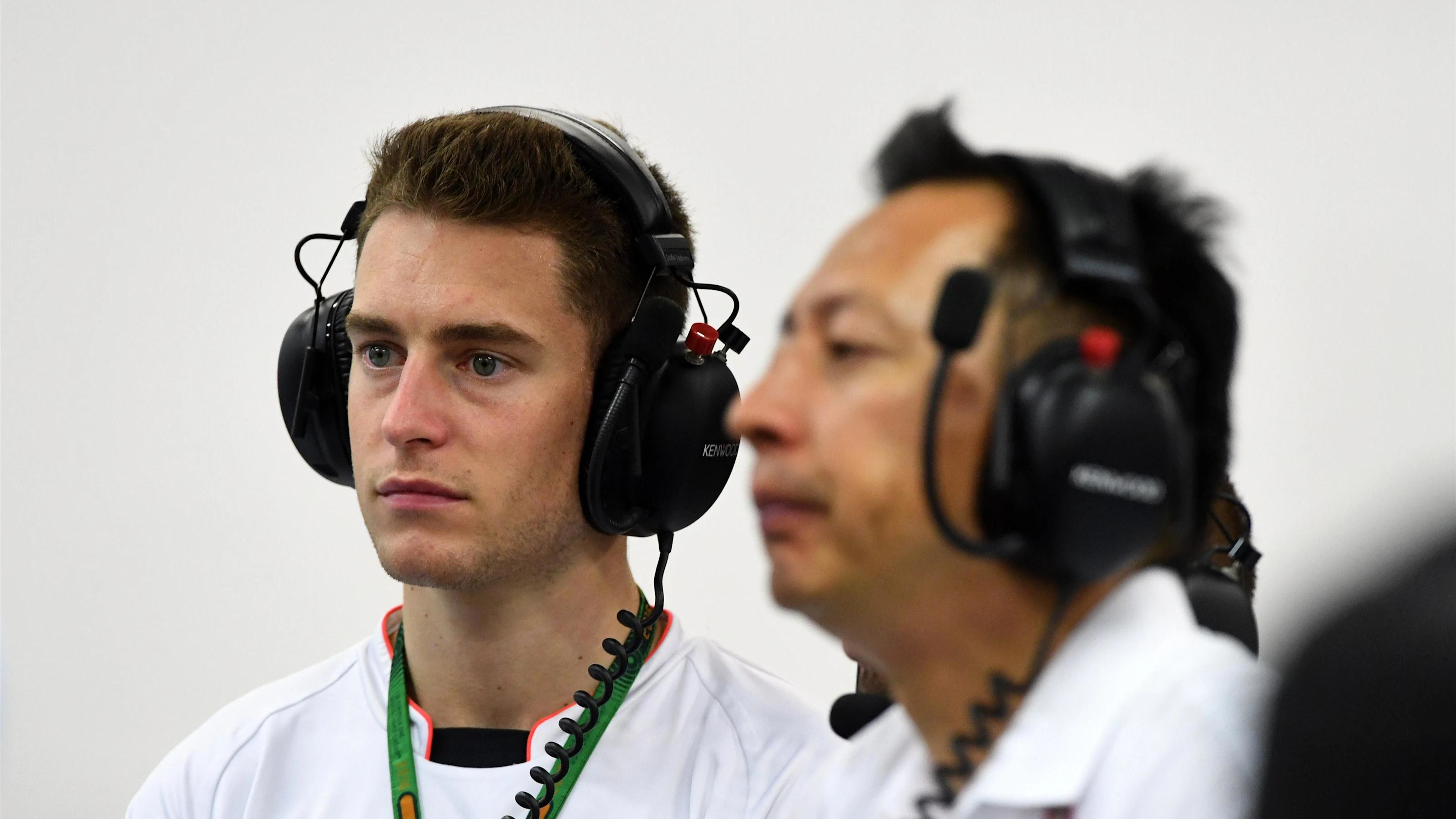 Stoffel Vandoorne (BEL) McLaren and Yusuke Hasegawa (JPN) Head of Honda Motorsport at Formula One
