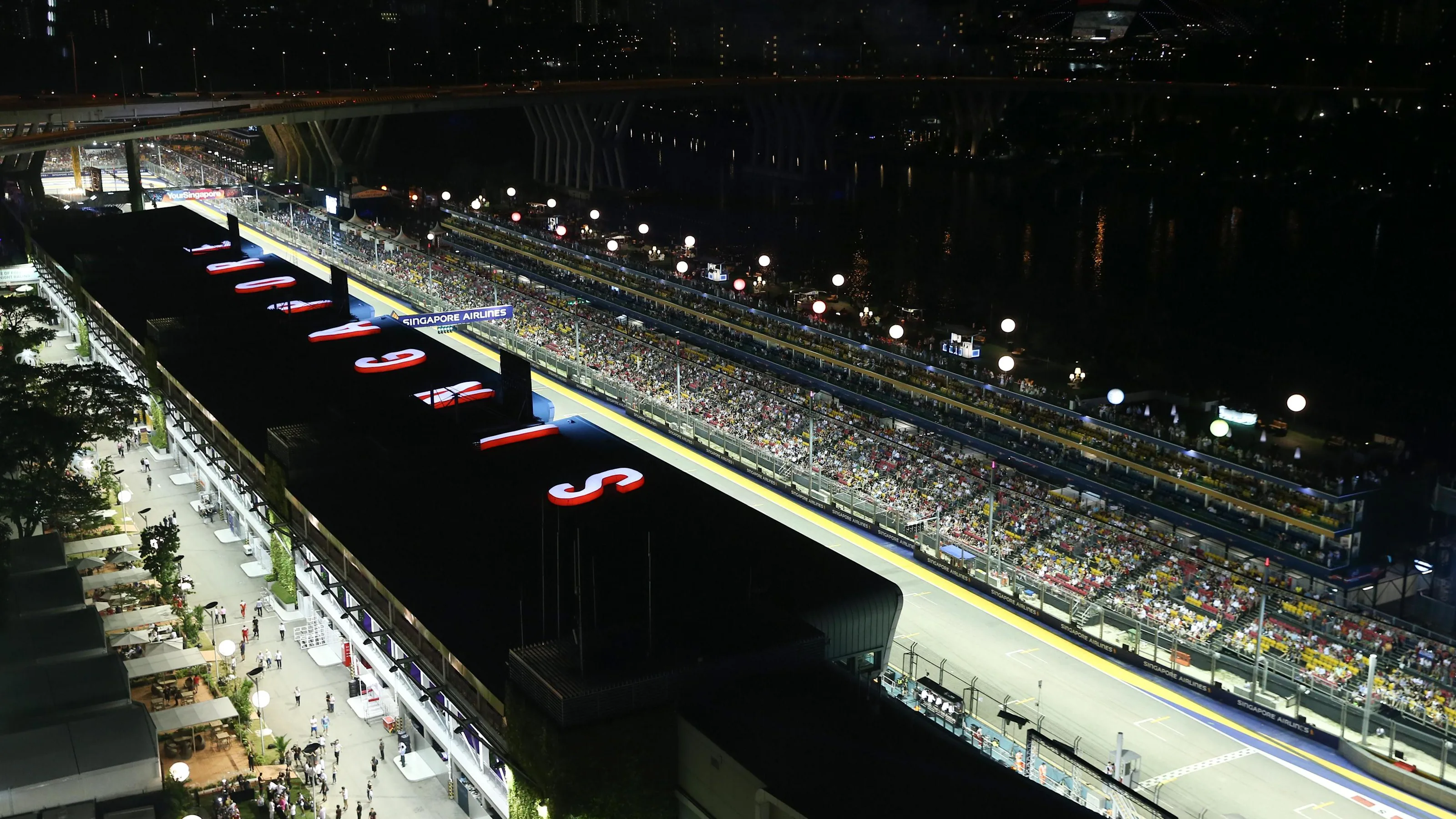 Scenic view at Formula One World Championship, Rd15, Singapore Grand Prix, Qualifying, Marina Bay