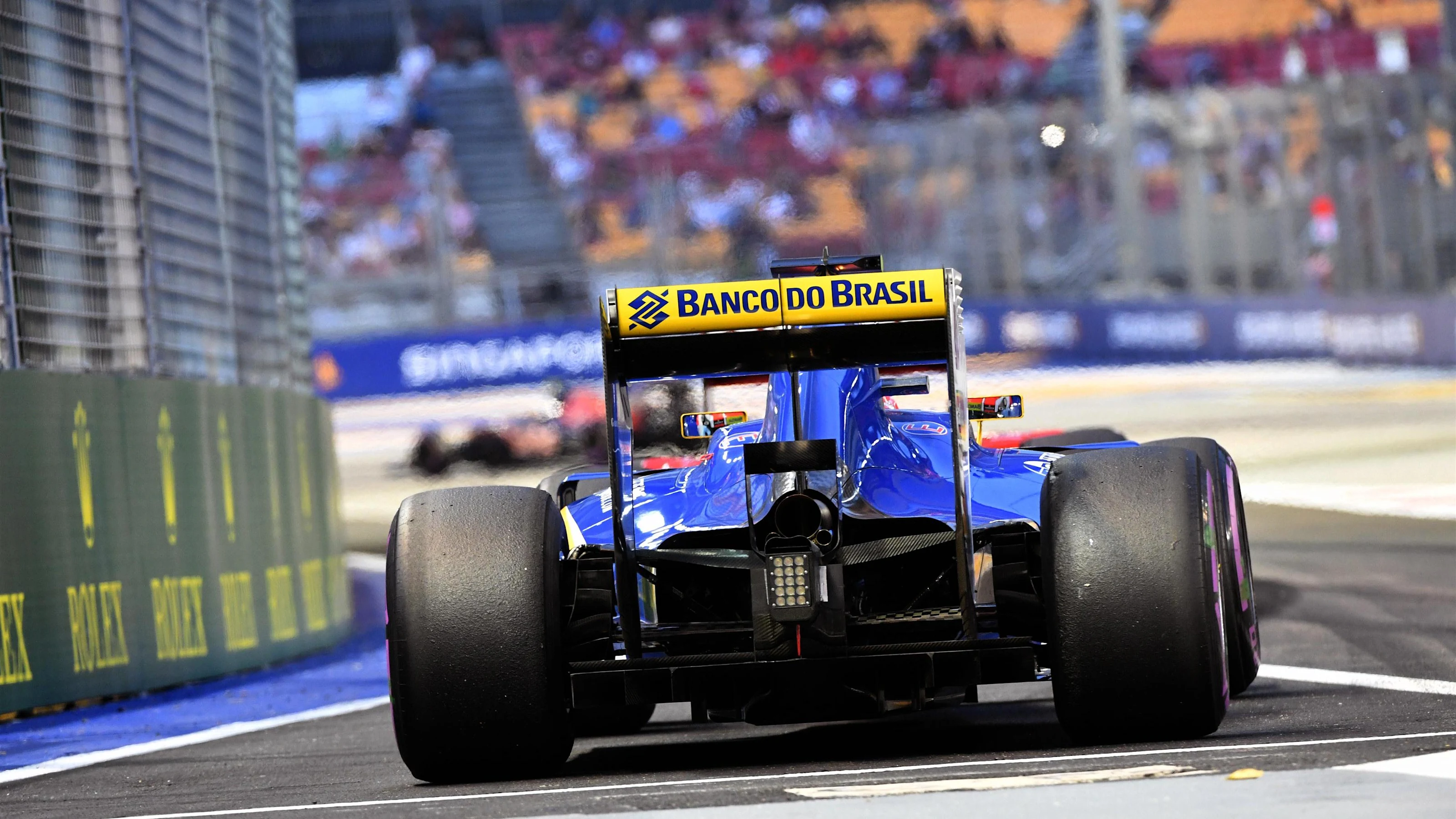 Felipe Nasr (BRA) Sauber C35 at Formula One World Championship, Rd15, Singapore Grand Prix,