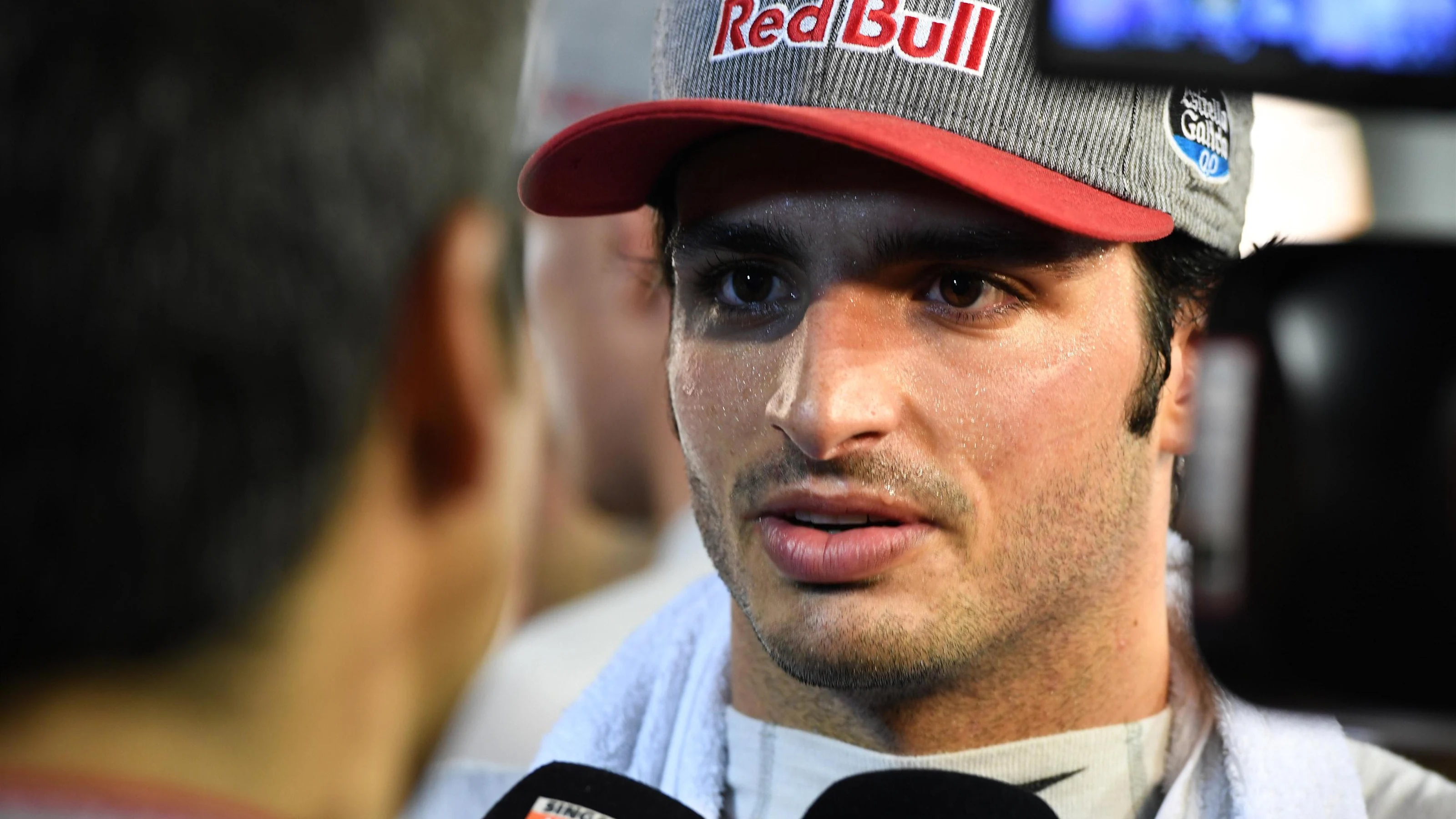 Carlos Sainz jr (ESP) Scuderia Toro Rosso at Formula One World Championship, Rd15, Singapore Grand