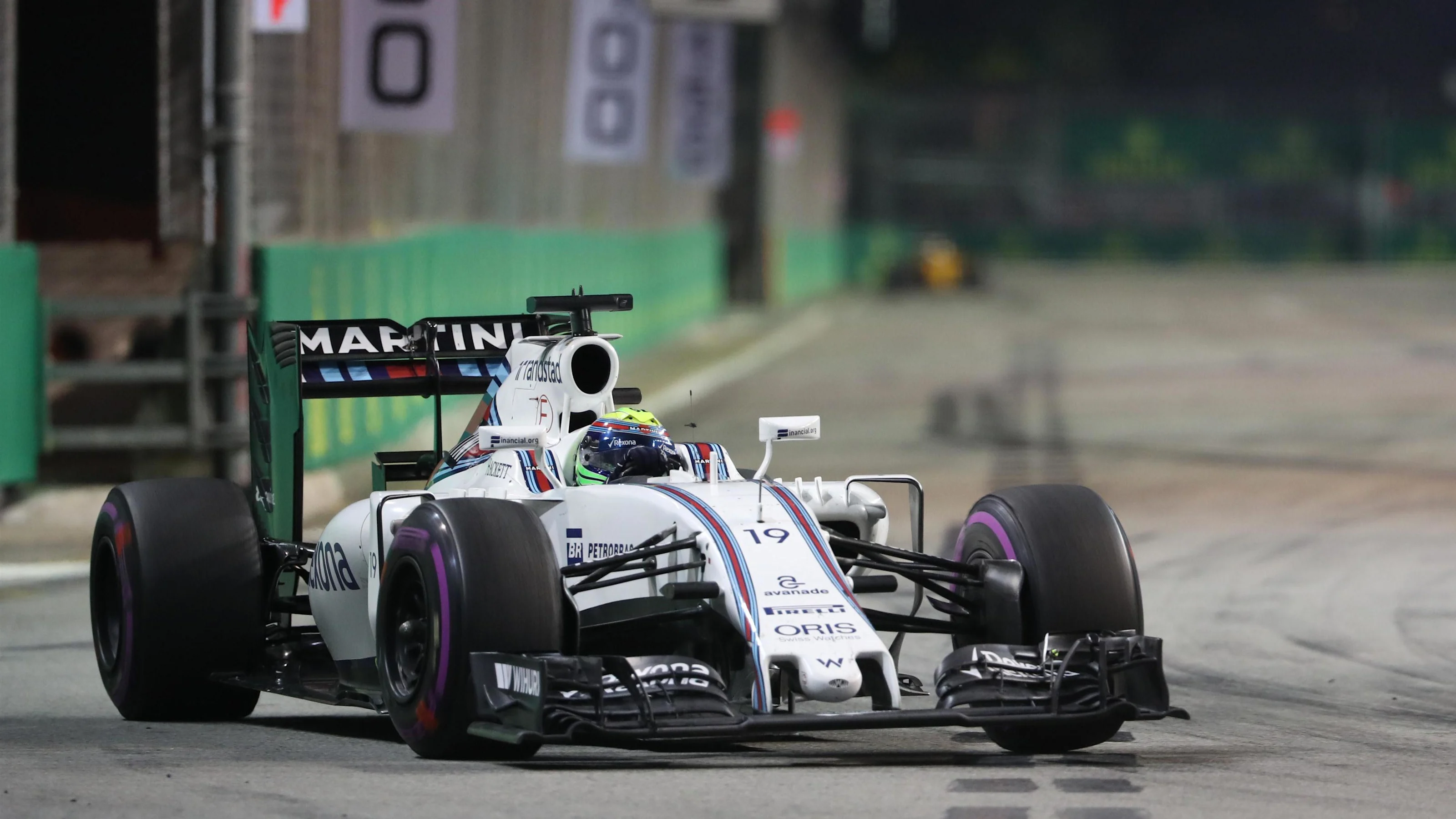 Felipe Massa (BRA) Williams FW38 at Formula One World Championship, Rd15, Singapore Grand Prix,