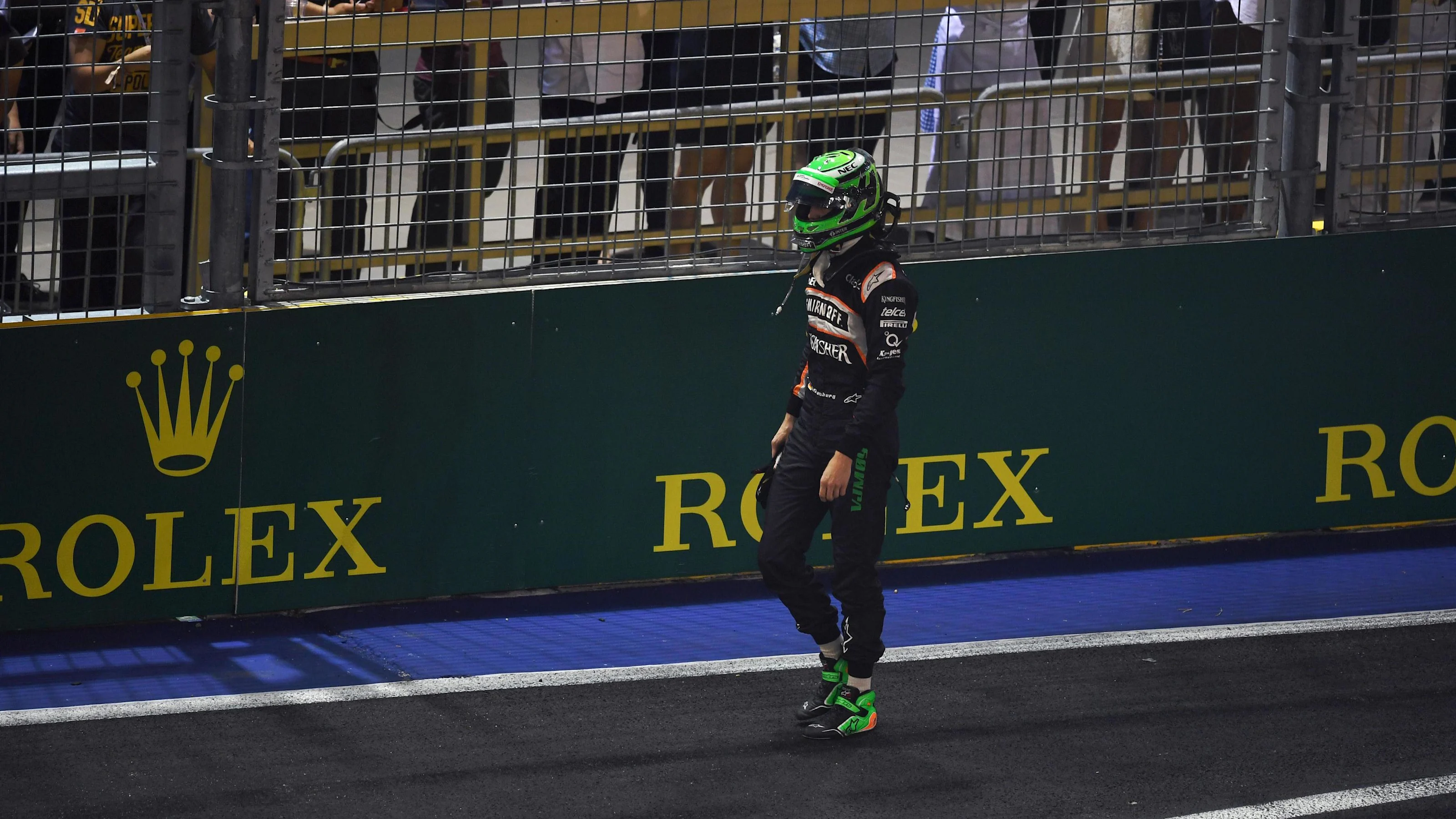 Race retiree Nico Hulkenberg (GER) Force India F1 at Formula One World Championship, Rd15,
