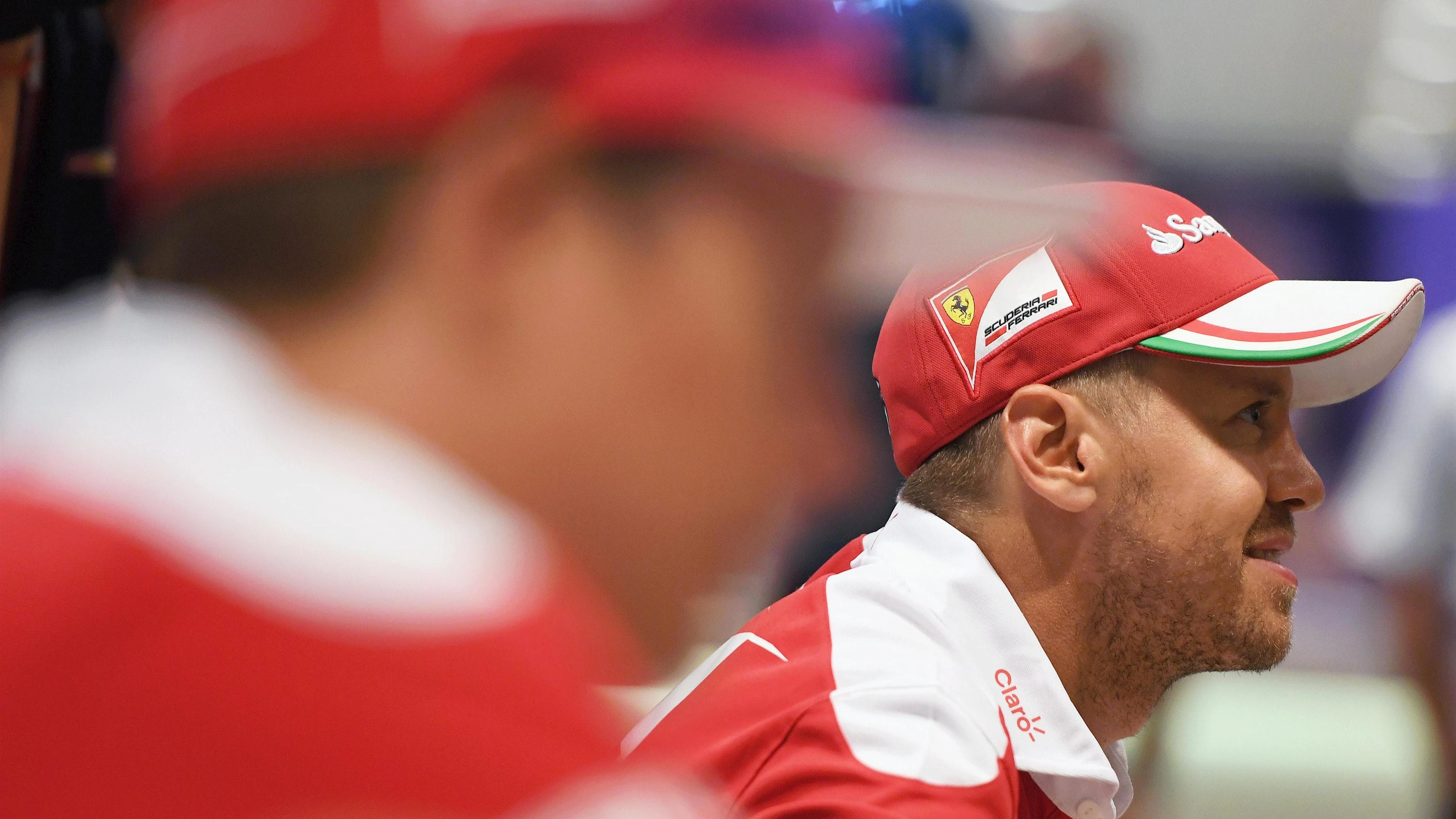 Sebastian Vettel (GER) Ferrari at the fans autograph session at Formula One World Championship,
