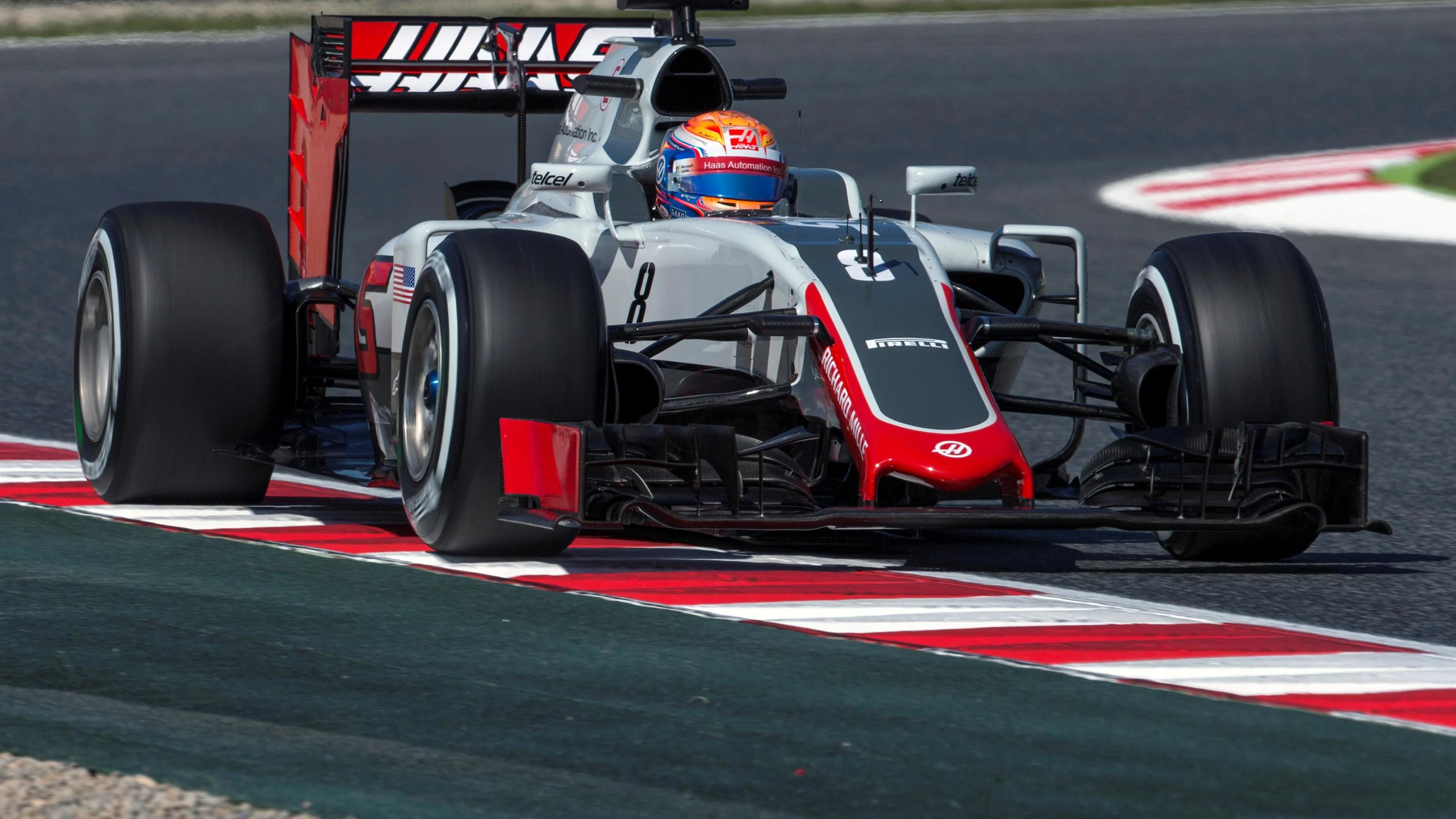 Romain Grosjean (FRA) Haas VF-16 at Formula One World Championship, Rd5, Spanish Grand Prix,