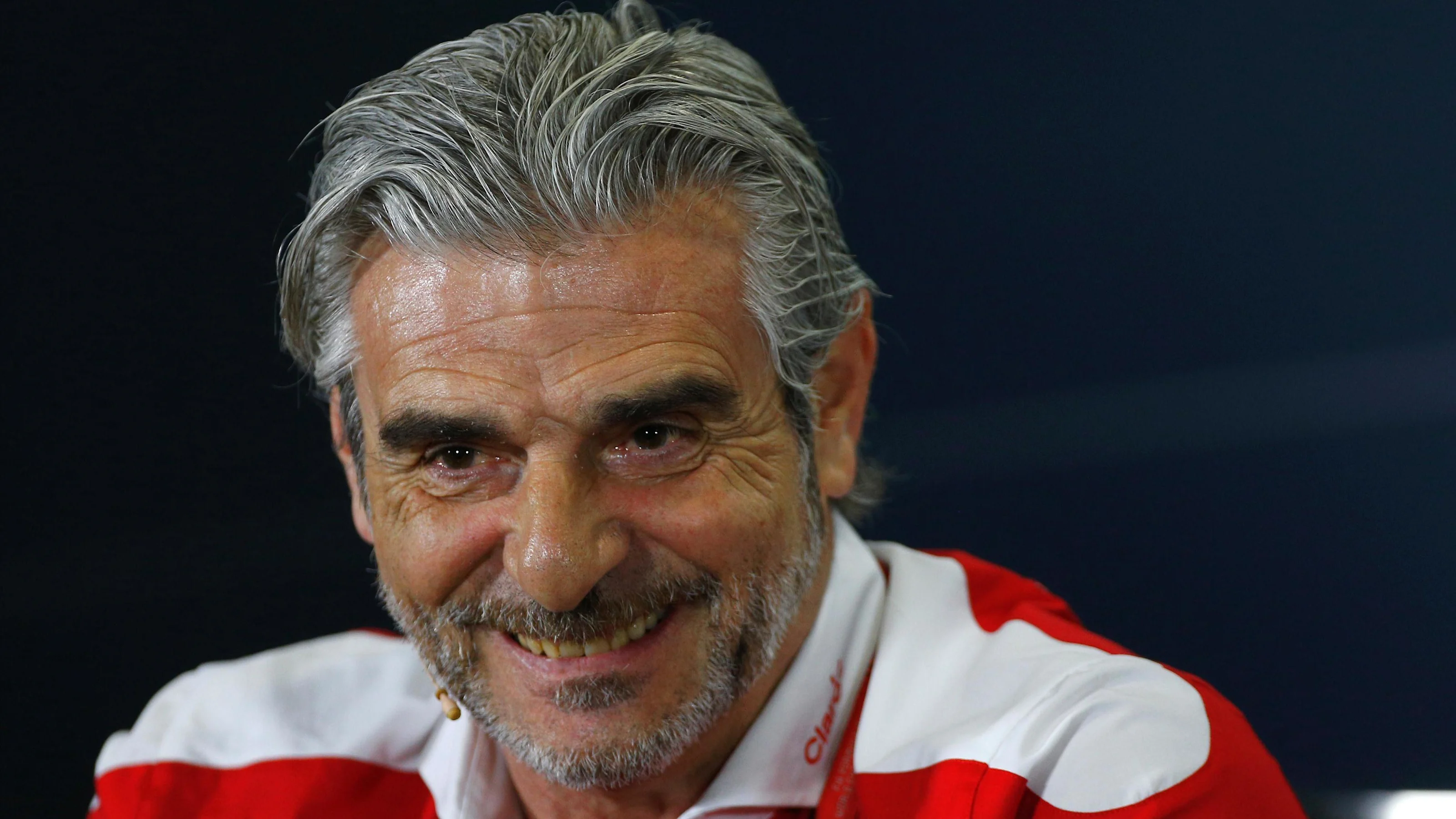 Maurizio Arrivabene (ITA) Ferrari Team Principal in the Press Conference at Formula One World