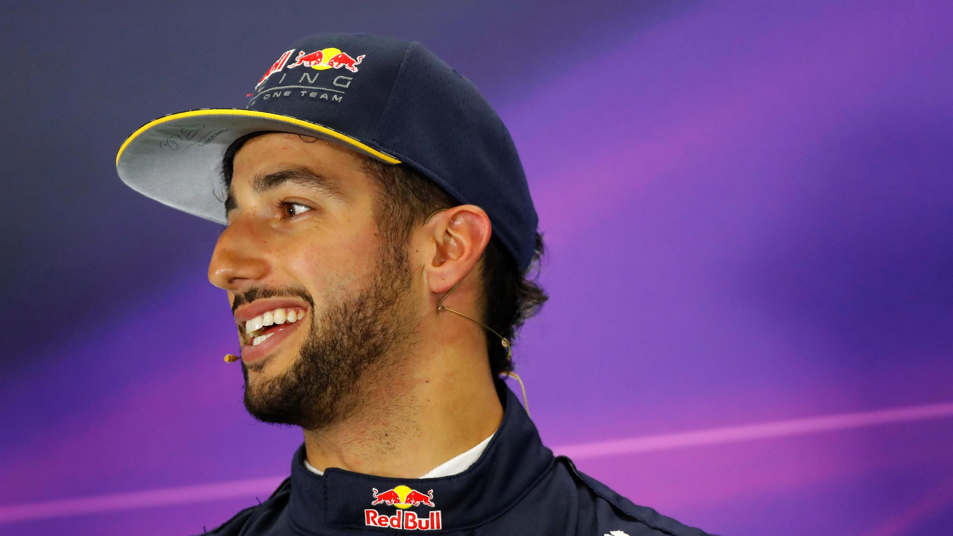 Daniel Ricciardo (AUS) Red Bull Racing in the Press Conference at Formula One World Championship,