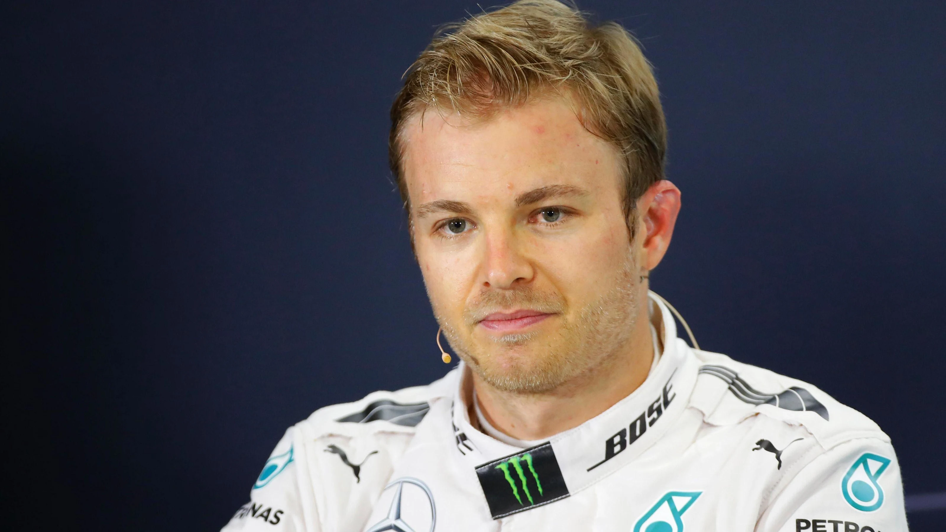 Nico Rosberg (GER) Mercedes AMG F1 in the Press Conference at Formula One World Championship, Rd5,