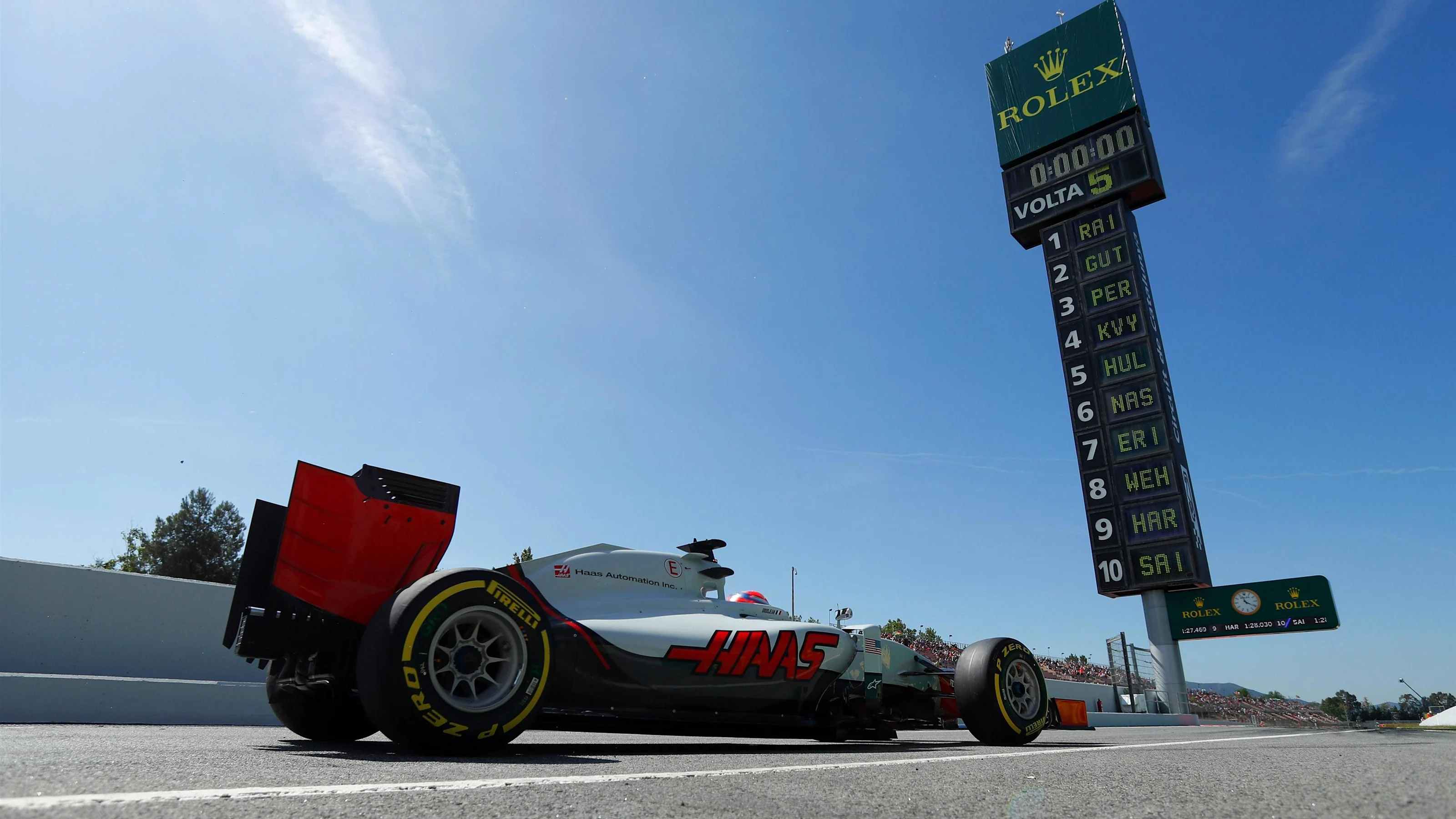 Romain Grosjean (FRA) Haas VF-16 at Formula One World Championship, Rd5, Spanish Grand Prix,
