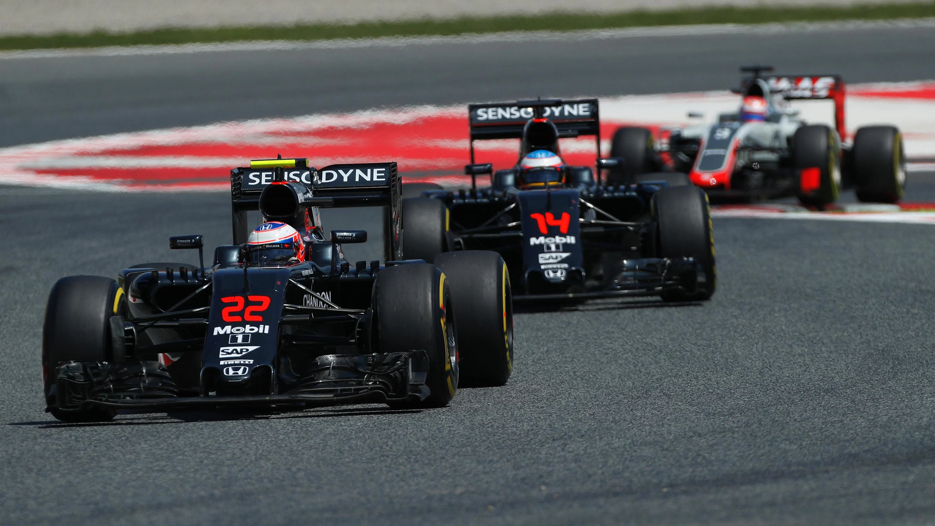 Jenson Button (GBR) McLaren MP4-31 at Formula One World Championship, Rd5, Spanish Grand Prix,