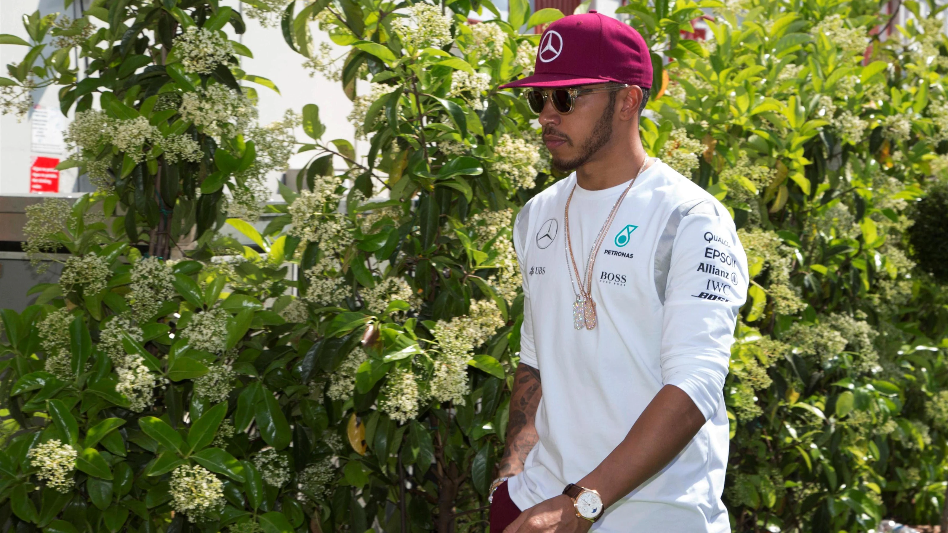Lewis Hamilton (GBR) Mercedes AMG F1 heads to Race Control at Formula One World Championship, Rd5,