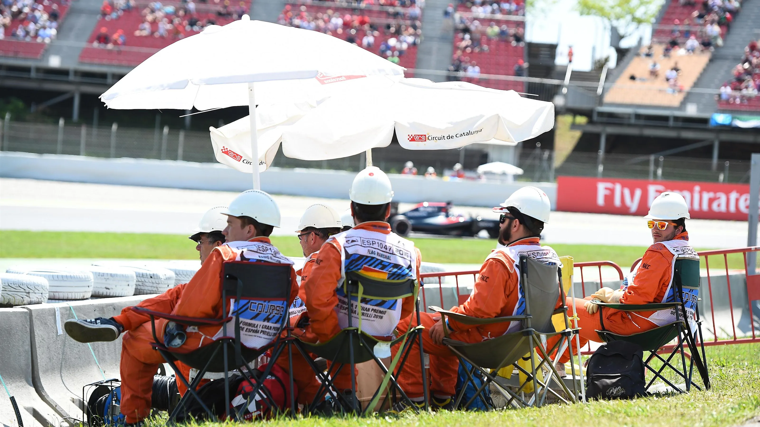 Marshals at Formula One World Championship, Rd5, Spanish Grand Prix, Race, Barcelona, Spain, Sunday