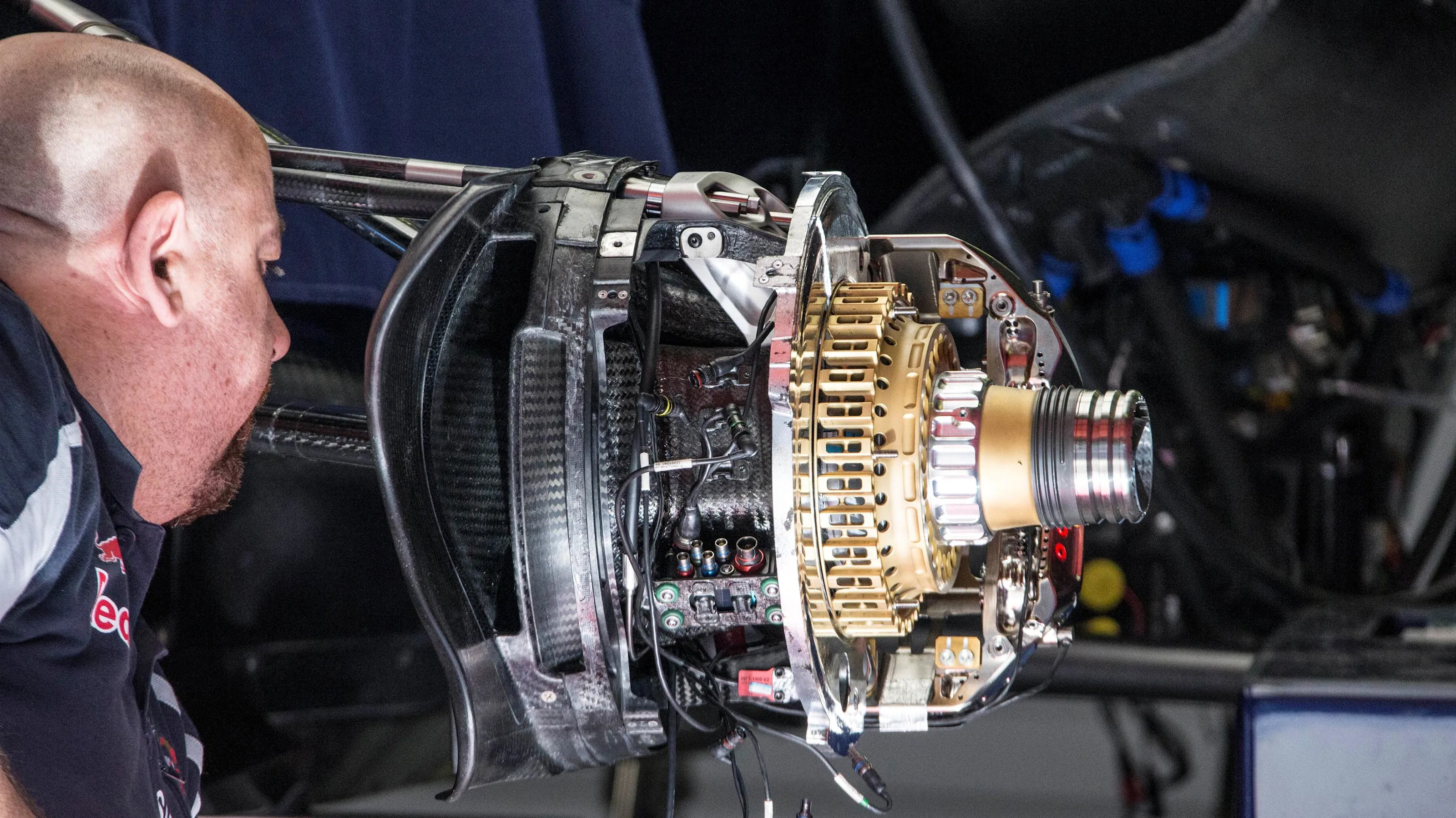 Scuderia Toro Rosso STR11 front brake and wheel hub detail at Formula One World Championship, Rd5,