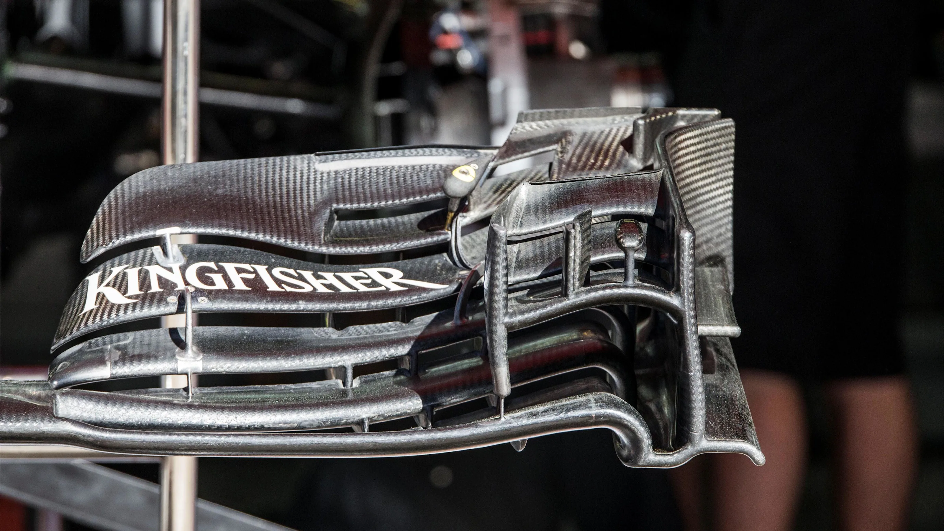 Force India VJM09 front wing detail at Formula One World Championship, Rd5, Spanish Grand Prix,