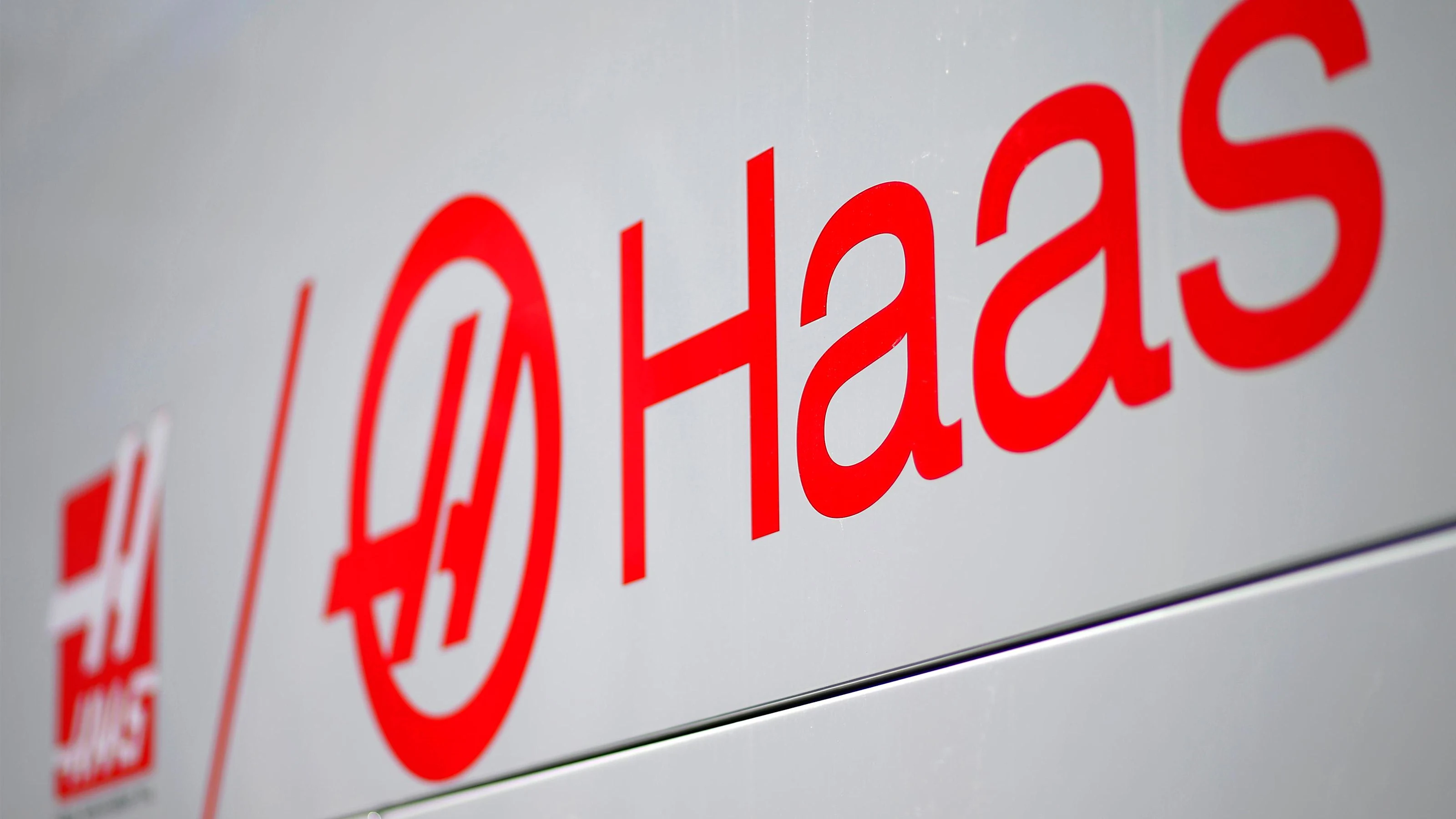 Haas F1 logo at Formula One World Championship, Rd5, Spanish Grand Prix, Preparations, Barcelona,