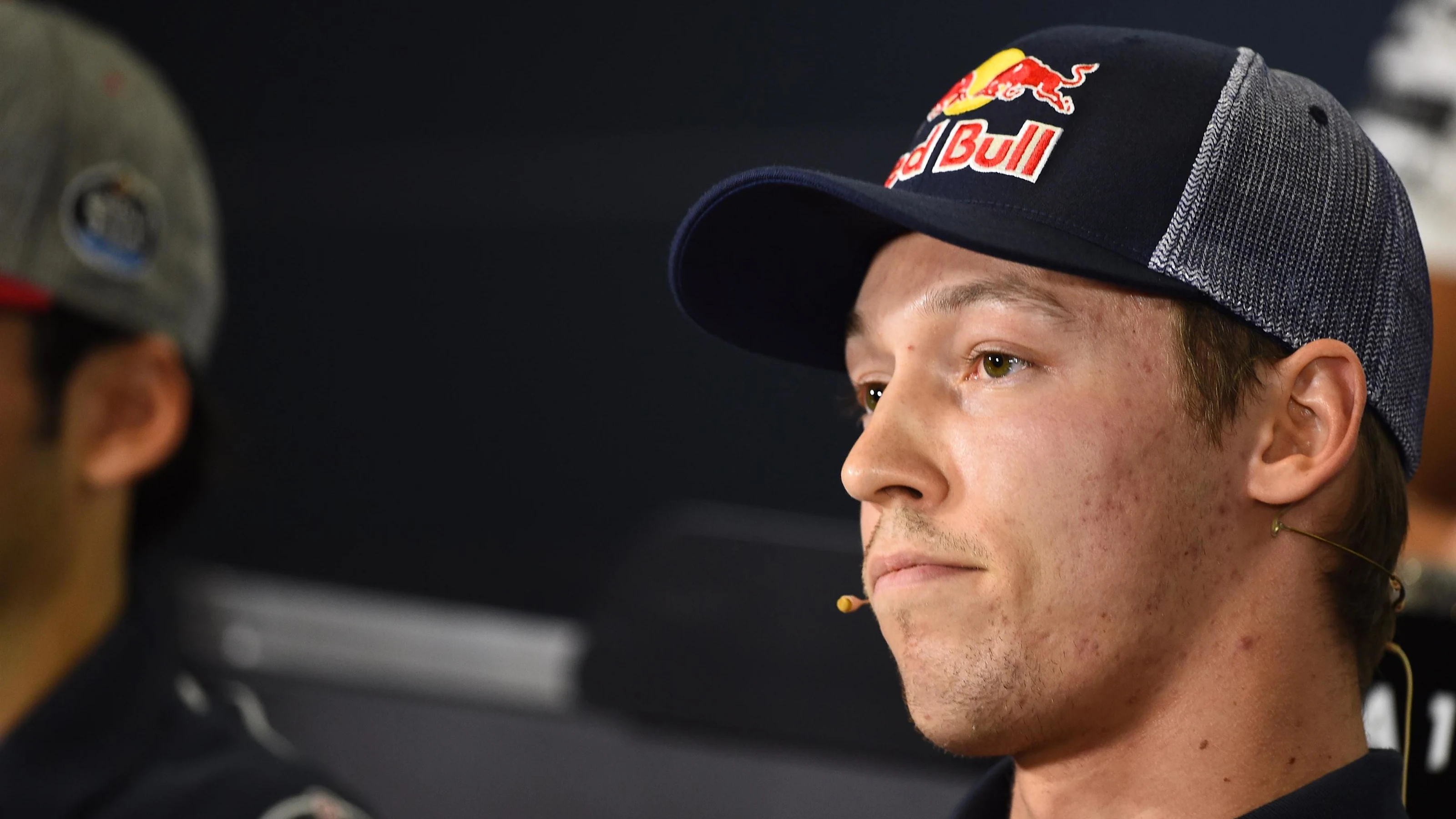 Daniil Kvyat (RUS) Scuderia Toro Rosso in the Press Conference at Formula One World Championship,