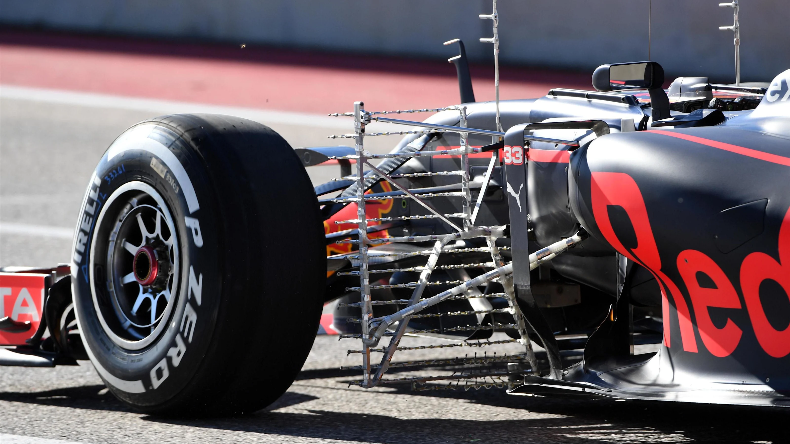 Max Verstappen (NED) Red Bull Racing RB12 and Aero sensor at Formula One World Championship, Rd18,