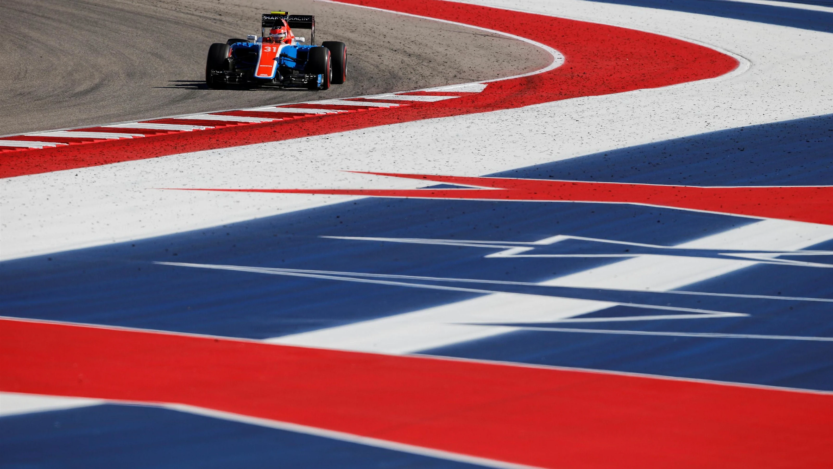 Esteban Ocon (FRA) Manor Racing MRT05 at Formula One World Championship, Rd18, United States Grand