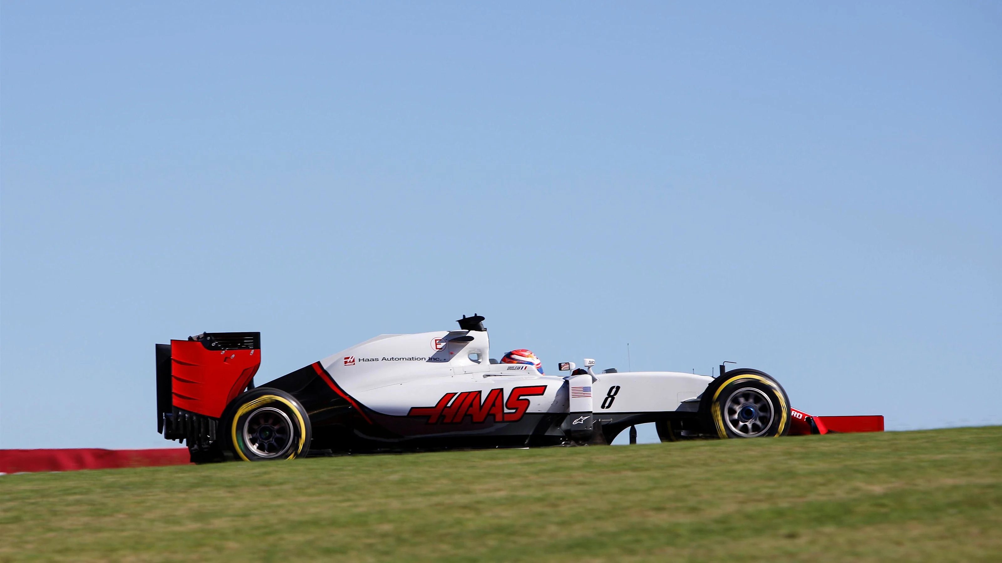 Romain Grosjean (FRA) Haas VF-16 at Formula One World Championship, Rd18, United States Grand Prix,
