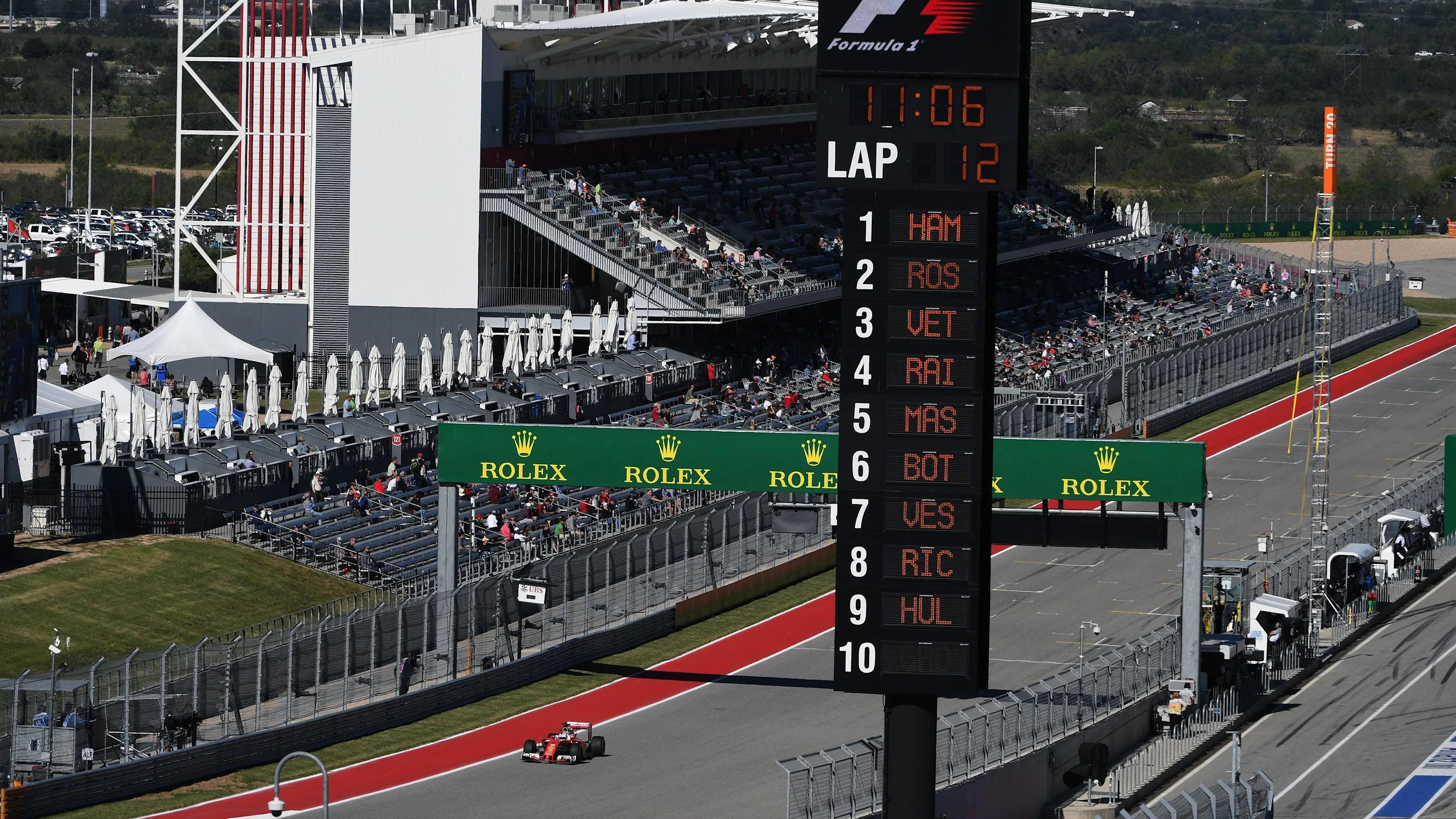 Sebastian Vettel (GER) Ferrari SF16-H at Formula One World Championship, Rd18, United States Grand