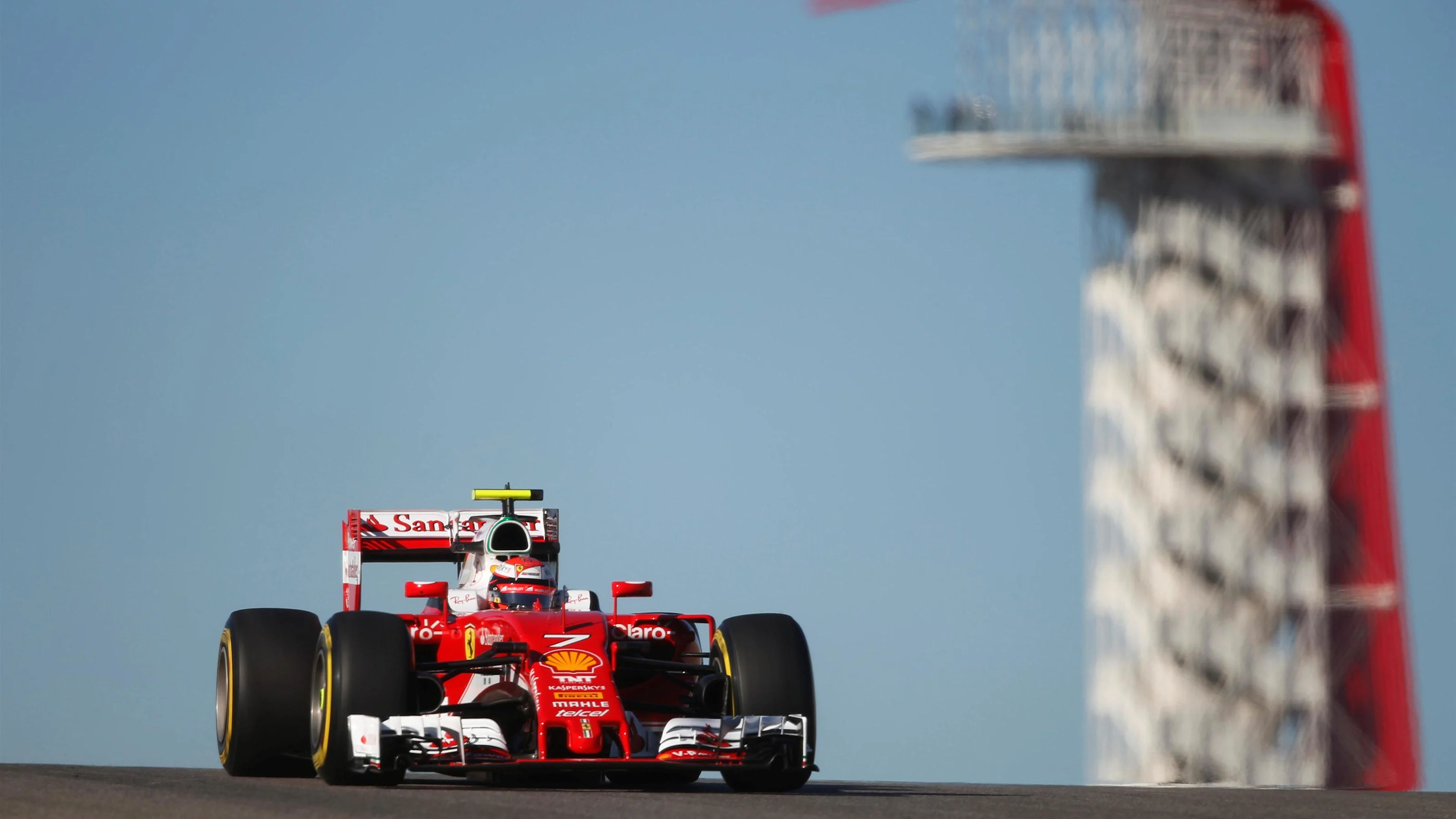 Kimi Raikkonen (FIN) Ferrari SF16-H at Formula One World Championship, Rd18, United States Grand