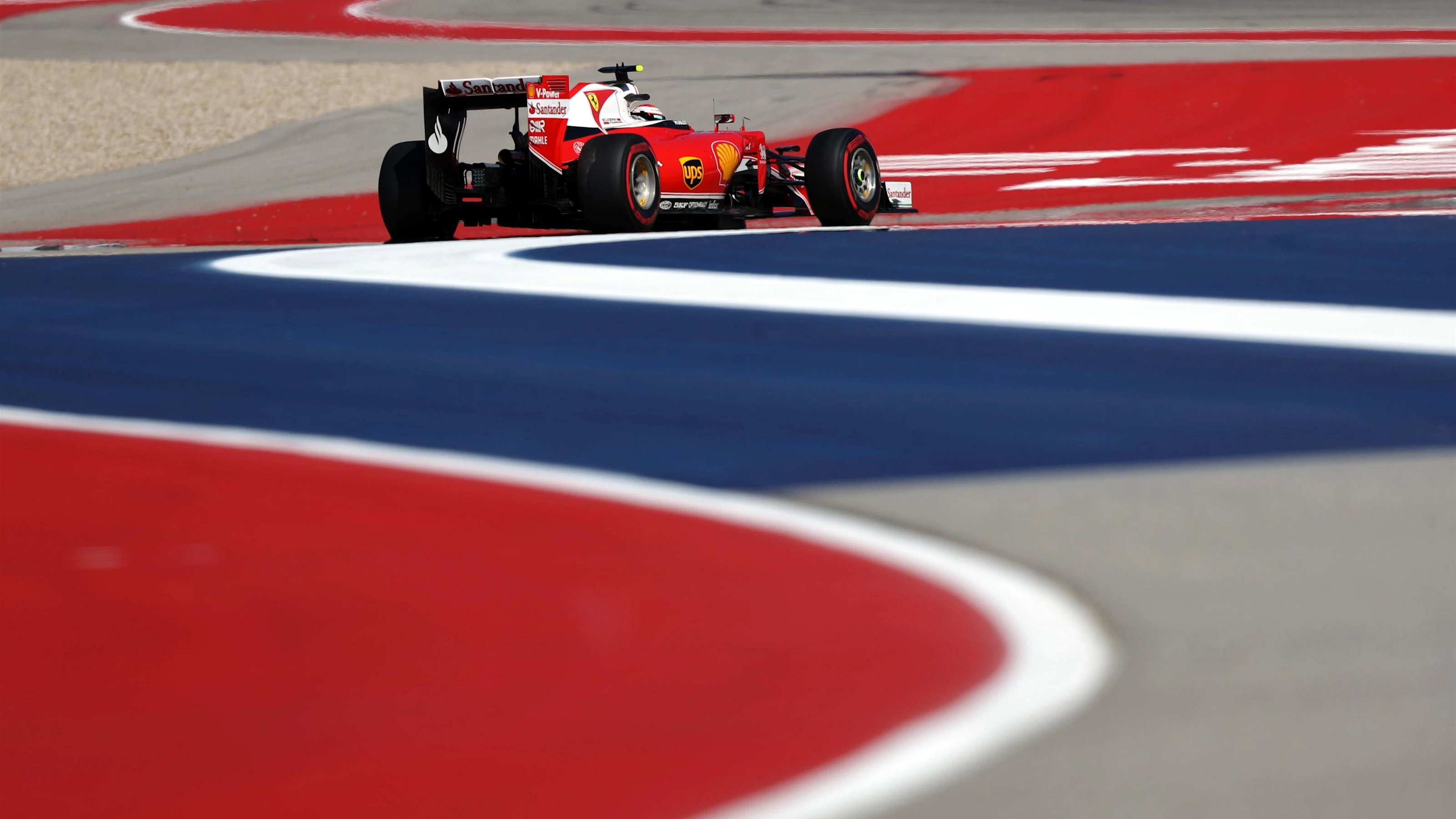 Kimi Raikkonen (FIN) Ferrari SF16-H at Formula One World Championship, Rd18, United States Grand